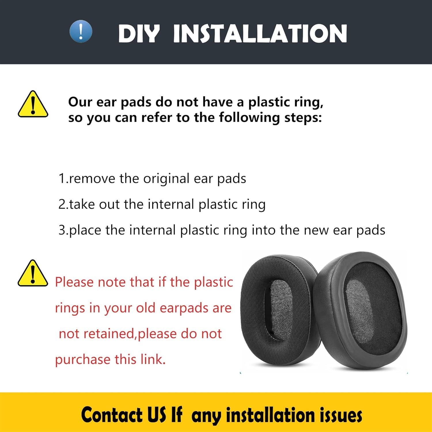 Almohadillas de Reemplazo HTINDUSTRY para Auriculares Oppo PM-3