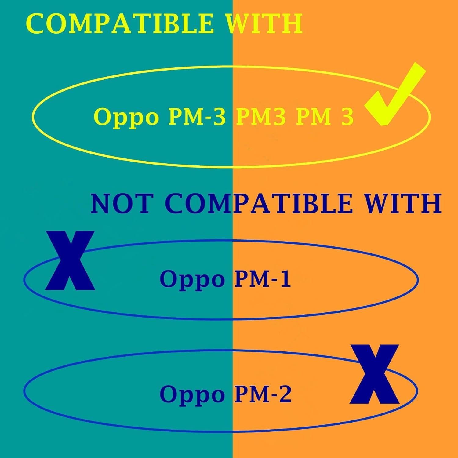 Almohadillas de Repuesto TaiZiChangQin para Auriculares Oppo PM-3