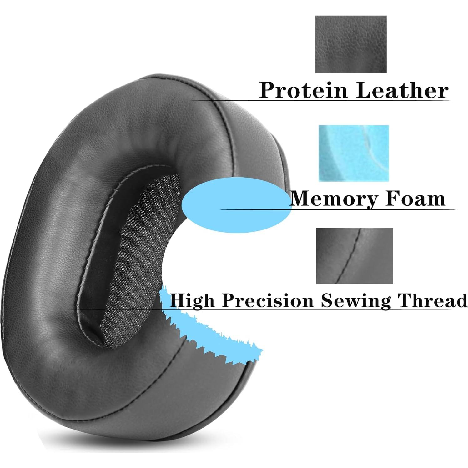 Almohadillas de Reemplazo YunYiYi para Auriculares Pioneer SE-MS7BT