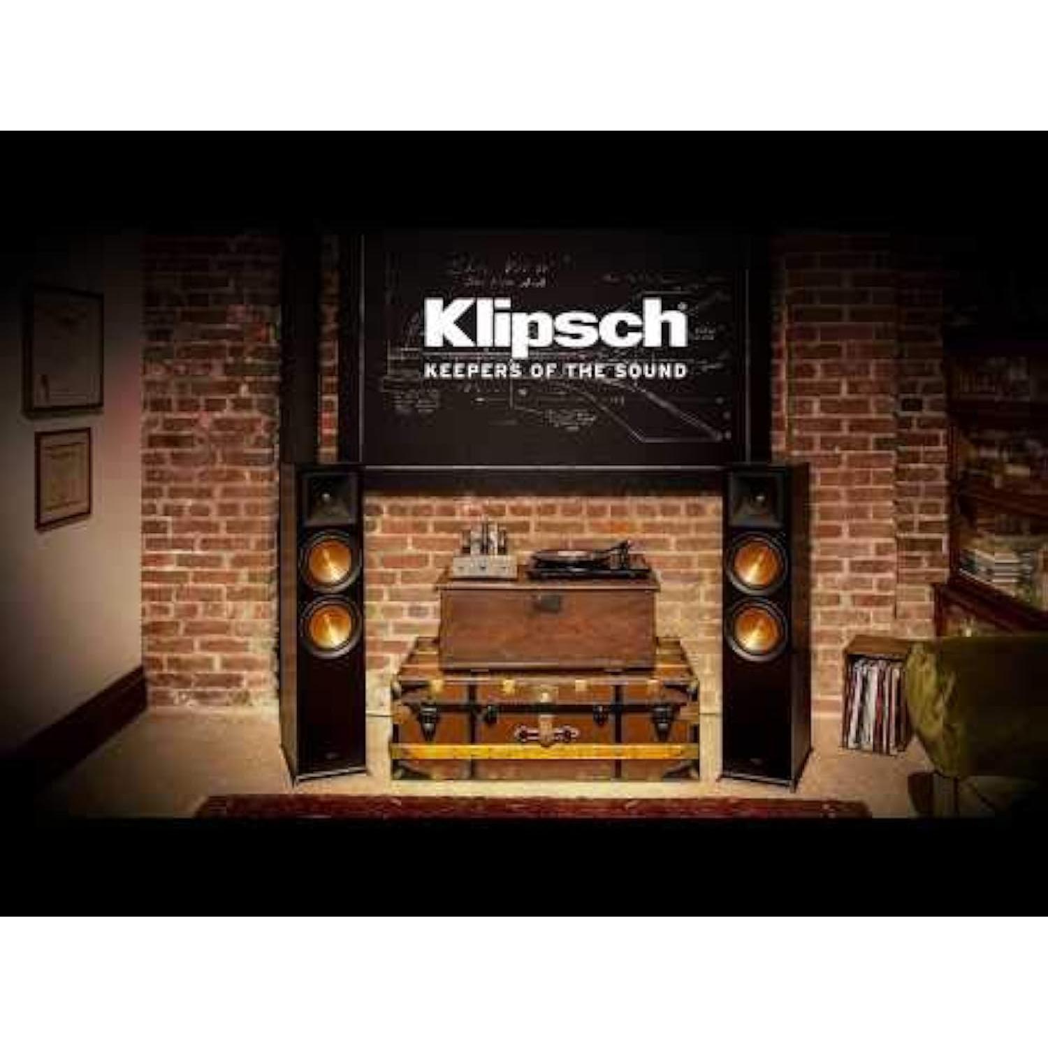 Klipsch RP-500SA Altavoces Surround Dolby Atmos Ébano 75W