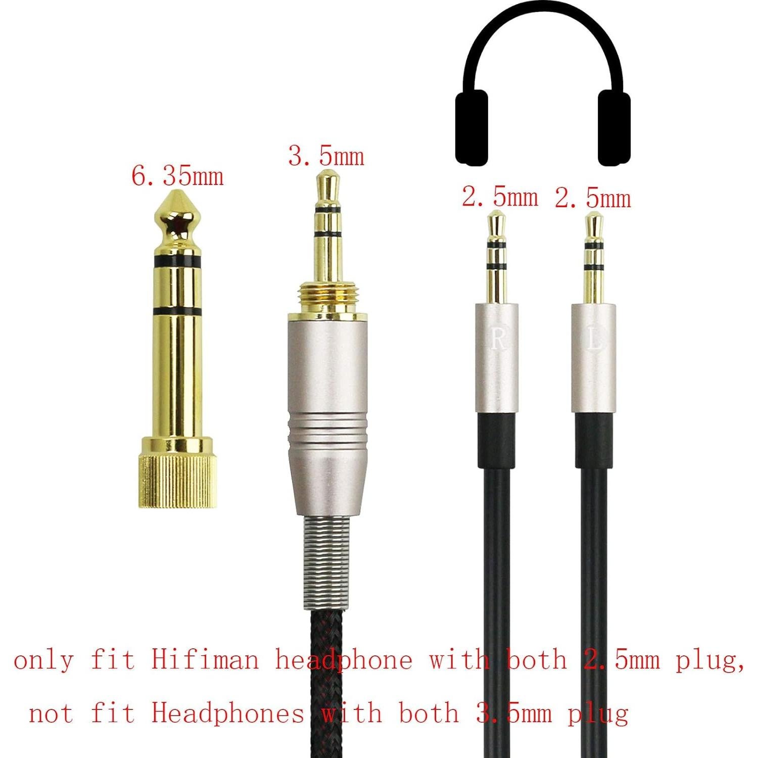 Cable de Reemplazo NEW NEOMUSICIA 1.2m Doble Jack 2.5mm para Hifiman