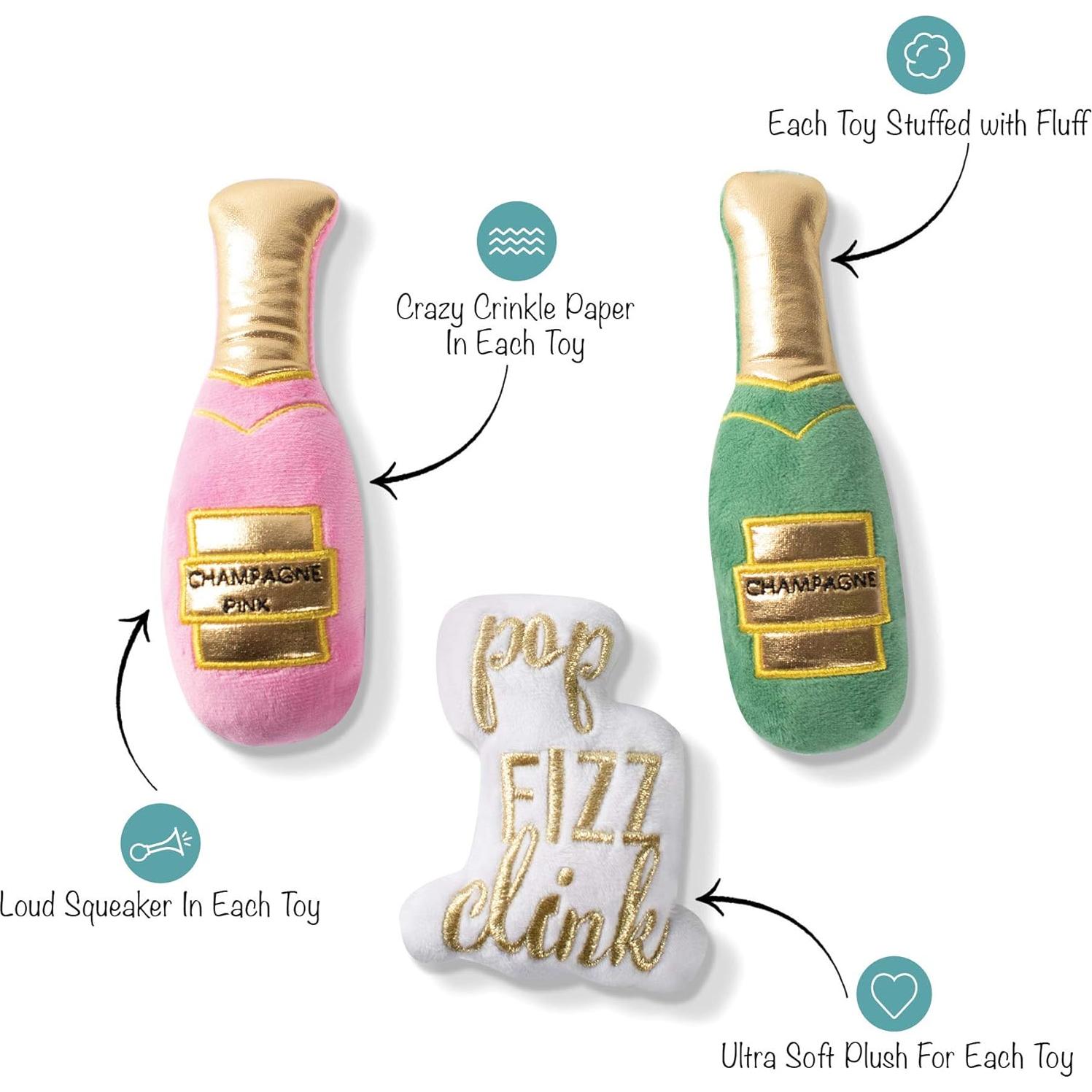 Conjunto de Juguetes de Peluche Mini Fringe Studio 3 Piezas