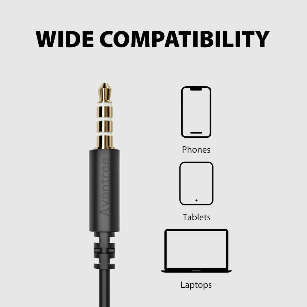 Auriculares con Cable Avantree Lullaby E20 para Dormir - 2 Paquetes