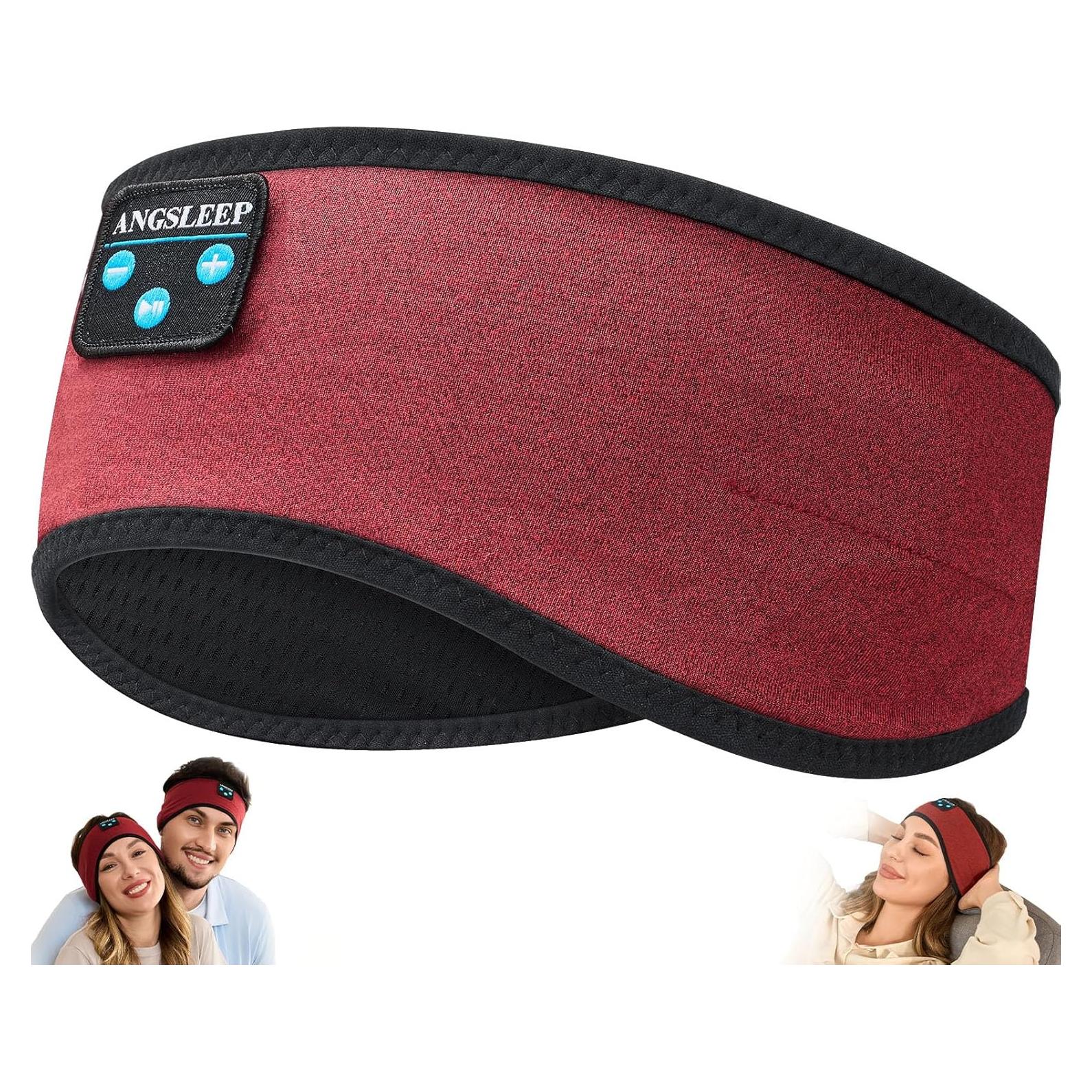 Sleep Headphones, Support Wireless & Wired Palyback, Bluetooth Headband Headphones with Ultra-Thin HD Stereo Speakers, Good Breathability, Perfect for Sleeping,Workout,Yoga,Insomnia,Air Travel