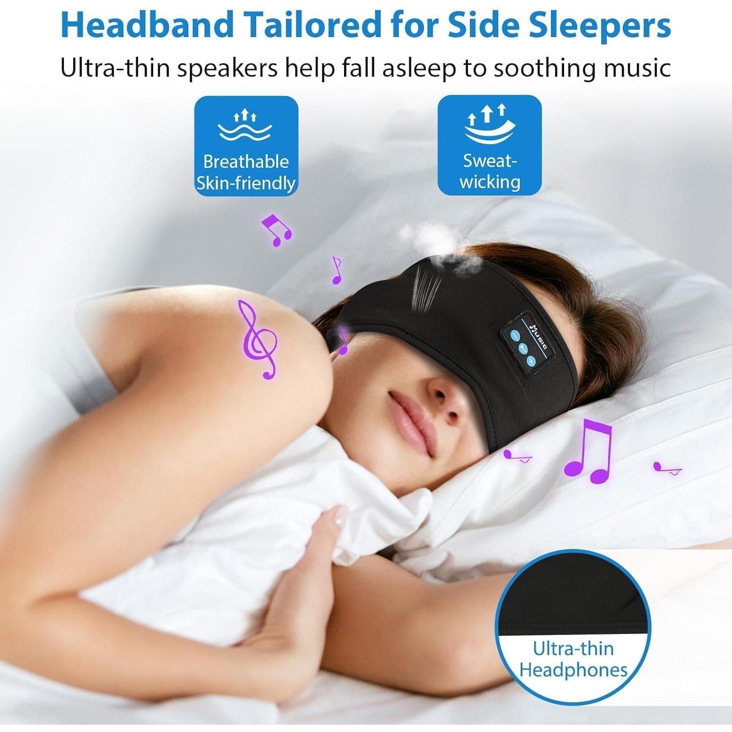 Auriculares Bluetooth ZRUHIG Diadema Ajustable para Dormir