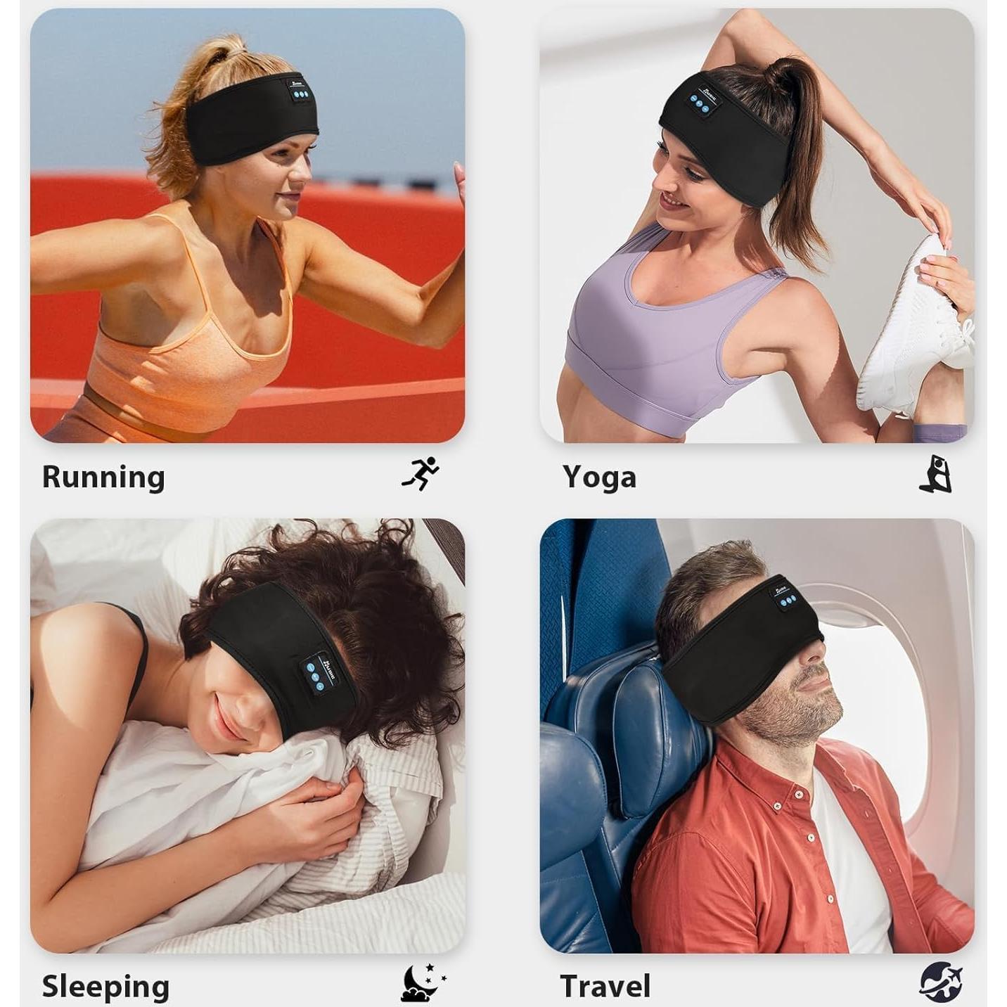 Auriculares Bluetooth ZRUHIG Diadema Ajustable para Dormir