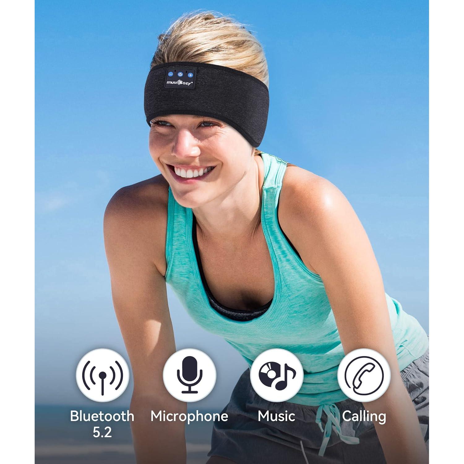 Auriculares Bluetooth 5.2 MUSICOZY para dormir y deporte