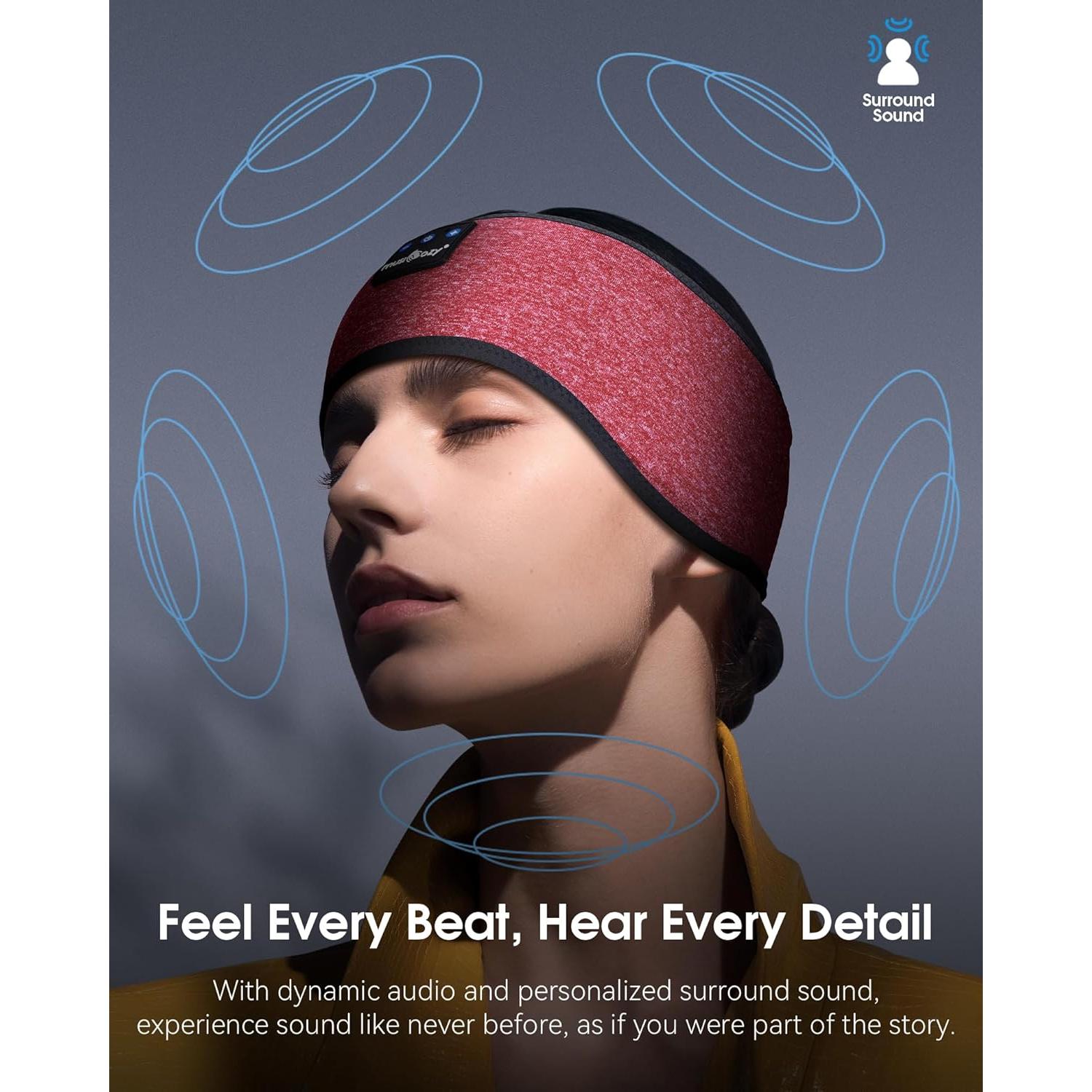 Auriculares Inalámbricos para Dormir MUSICOZY Banda Bluetooth 5.2