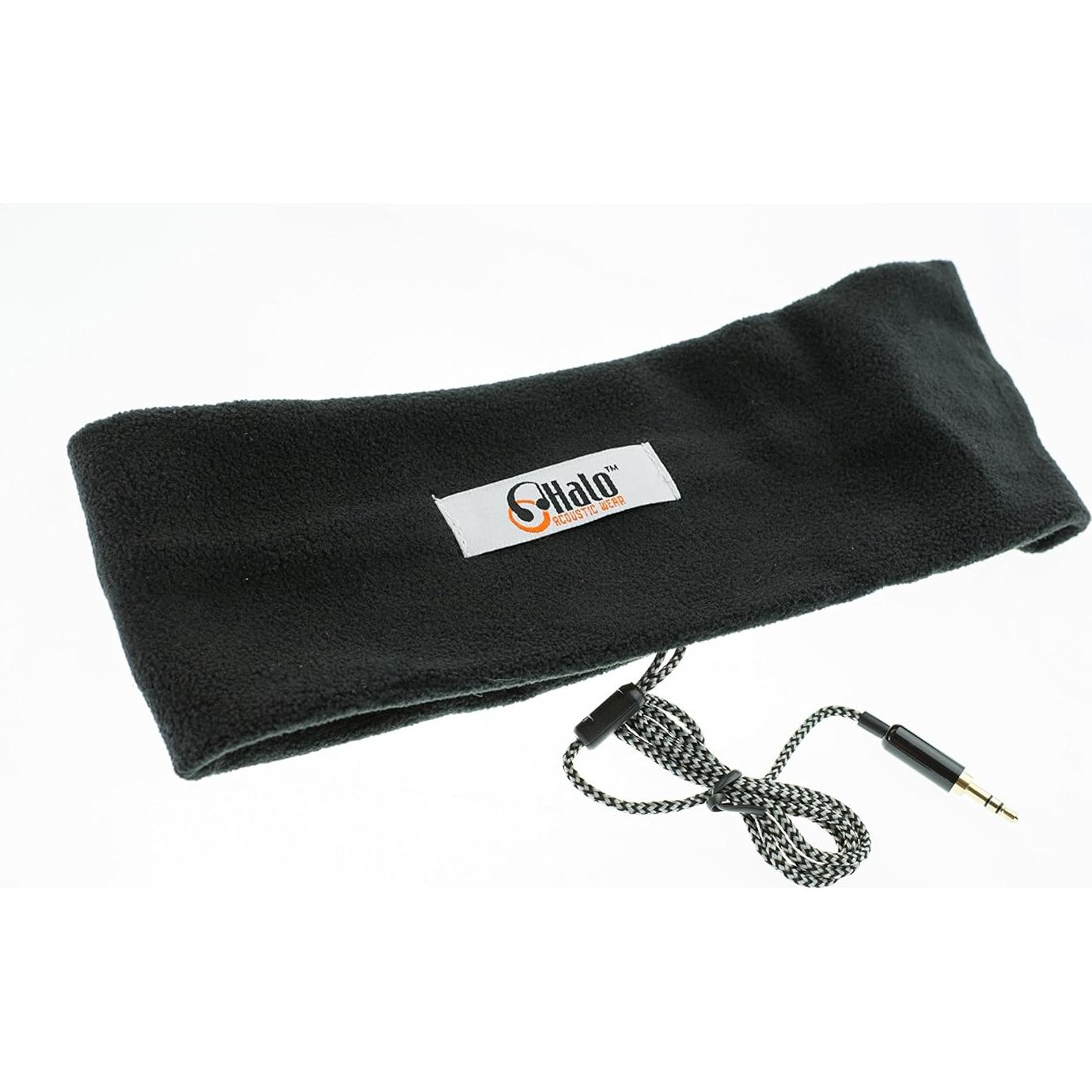 Auriculares CozyPhones para dormir - Forro polar negro, 1 unidad