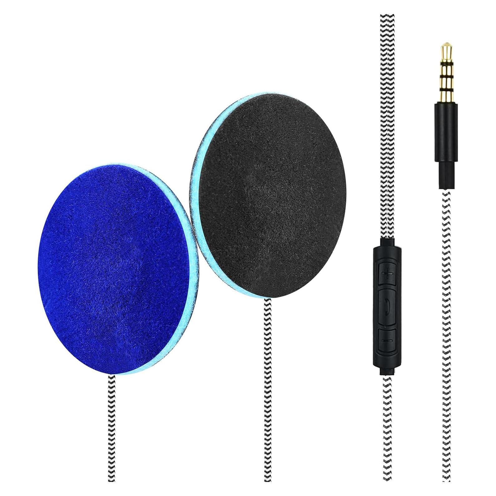 Auriculares delgados MMUSS con micrófono y control de volumen