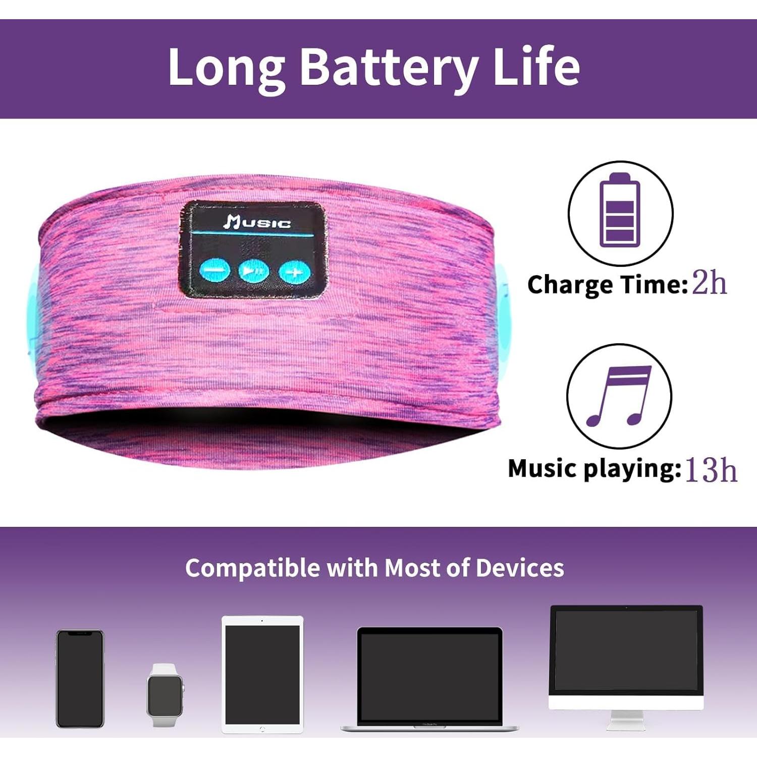 Diadema Bluetooth SANNWEEN SVHD009 para Dormir - Inalámbrica