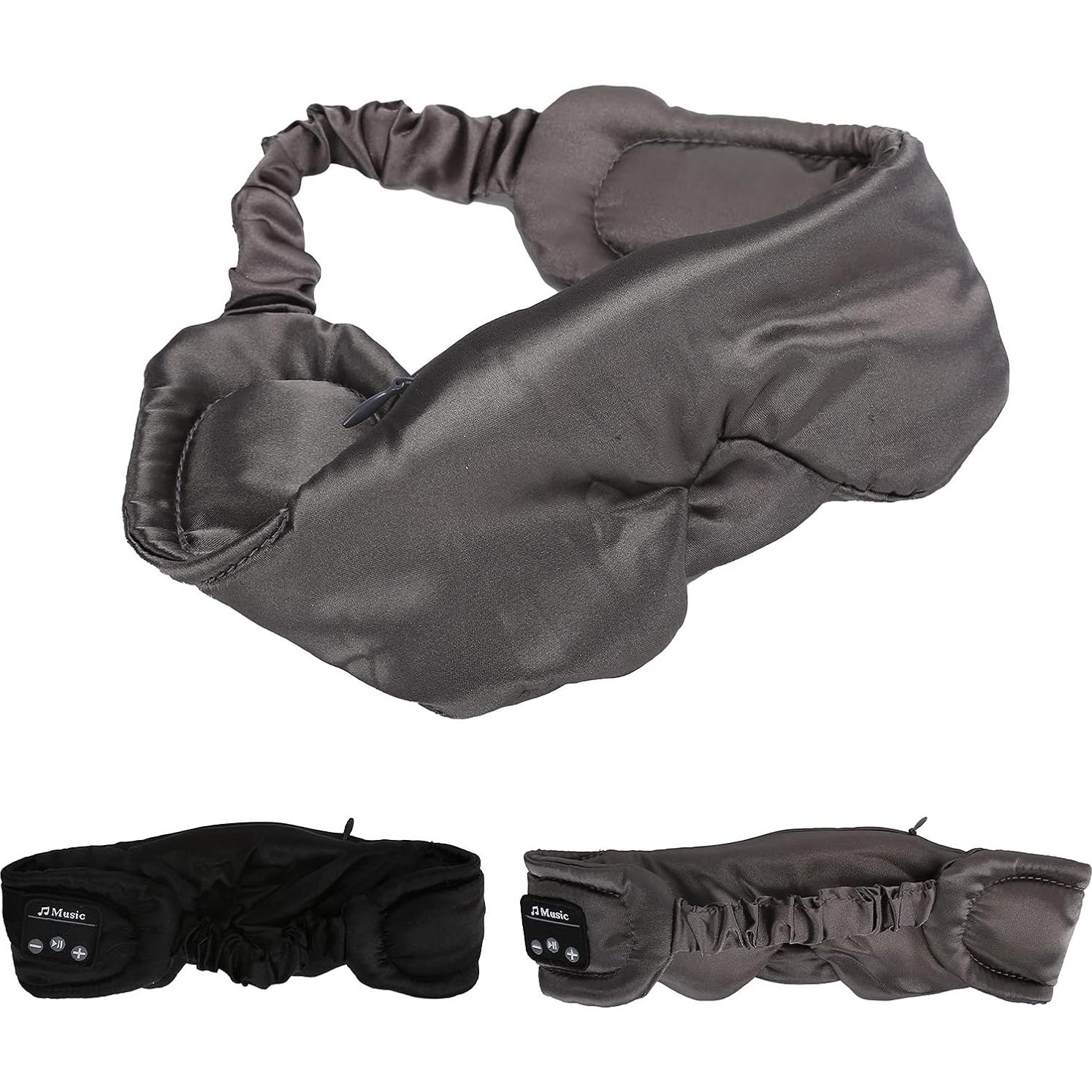 Máscara de Ojos Musical Bluetooth 5.0 Acogedor - Seda Gris