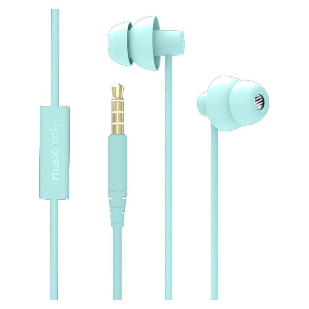 Sleep Soundproof Earbuds Headphones, Noise Isolating Soft Earbuds for Sleeping, Nighttime, Insomnia, Side Sleeper, Snoring, Travel, Meditation & Relaxation (Light Green)