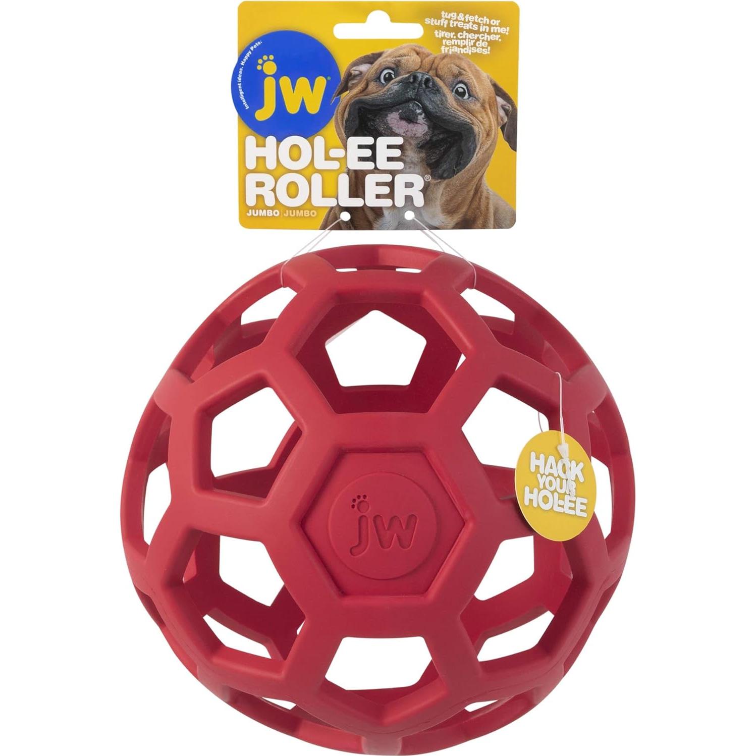 Pelota Puzzle para Perros JW Pet Hol-ee Roller 19 cm