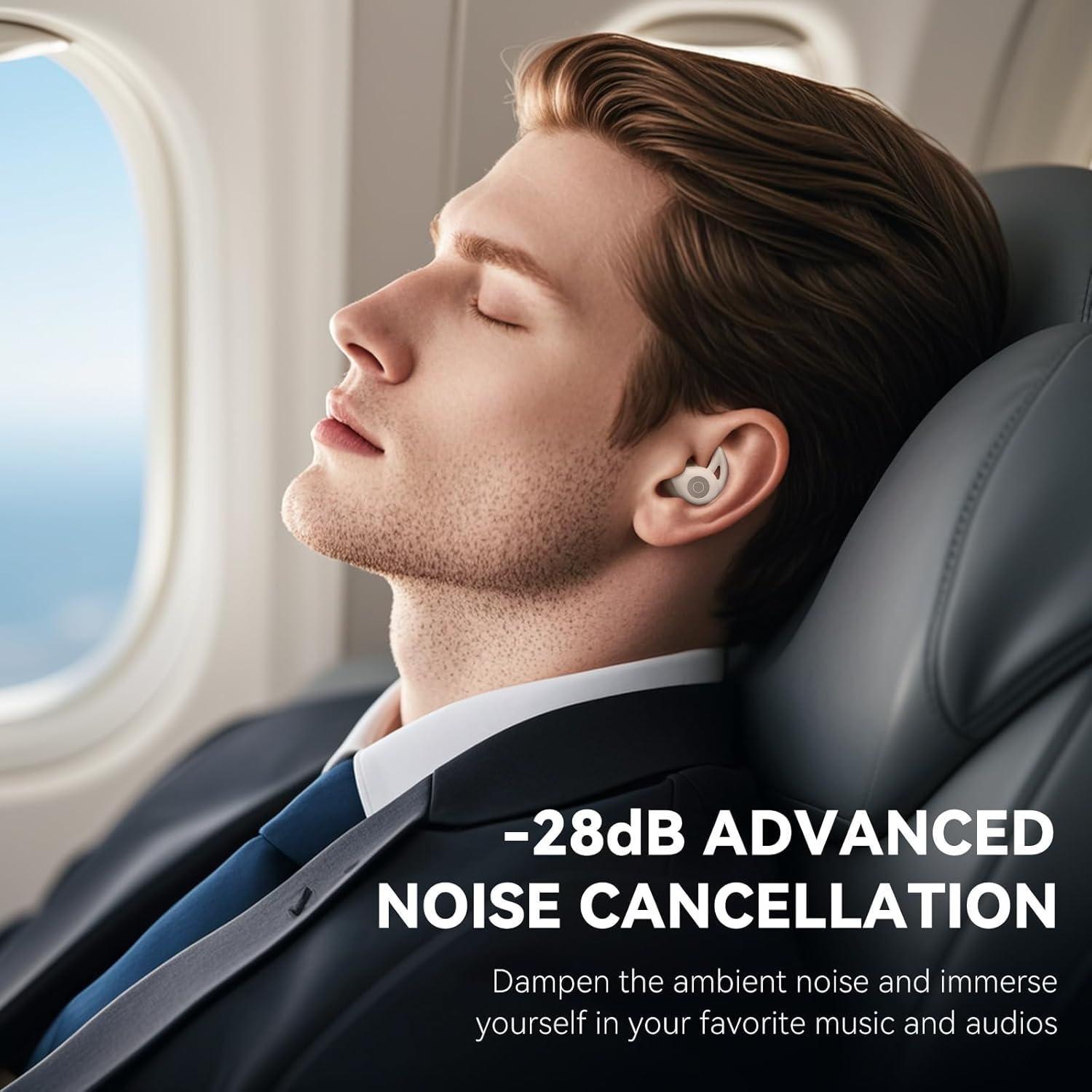 Auriculares para Dormir Sleepals Micro - Reducción de Ruido, 28h