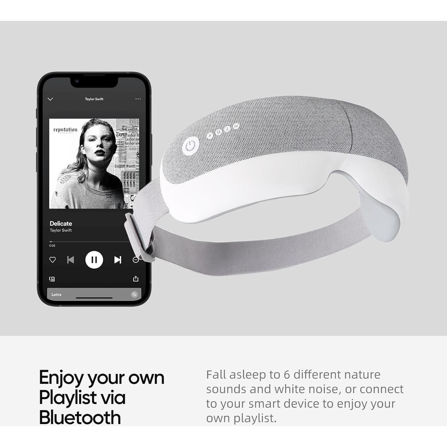 Masajeador de Ojos Freed Mind 3 con Calor y Bluetooth - Alivio Estrés