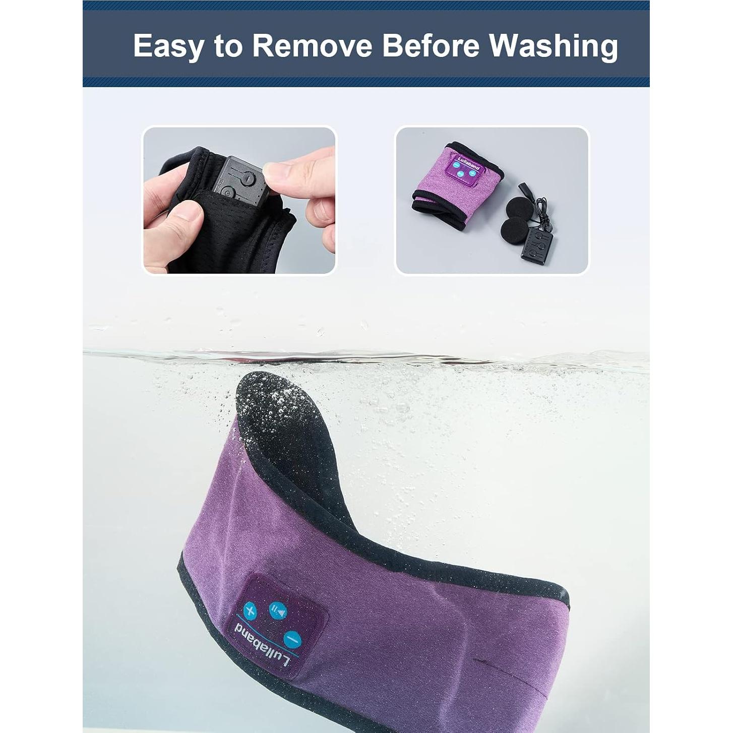 Auriculares para dormir Lullaband Bluetooth HD Lavanda