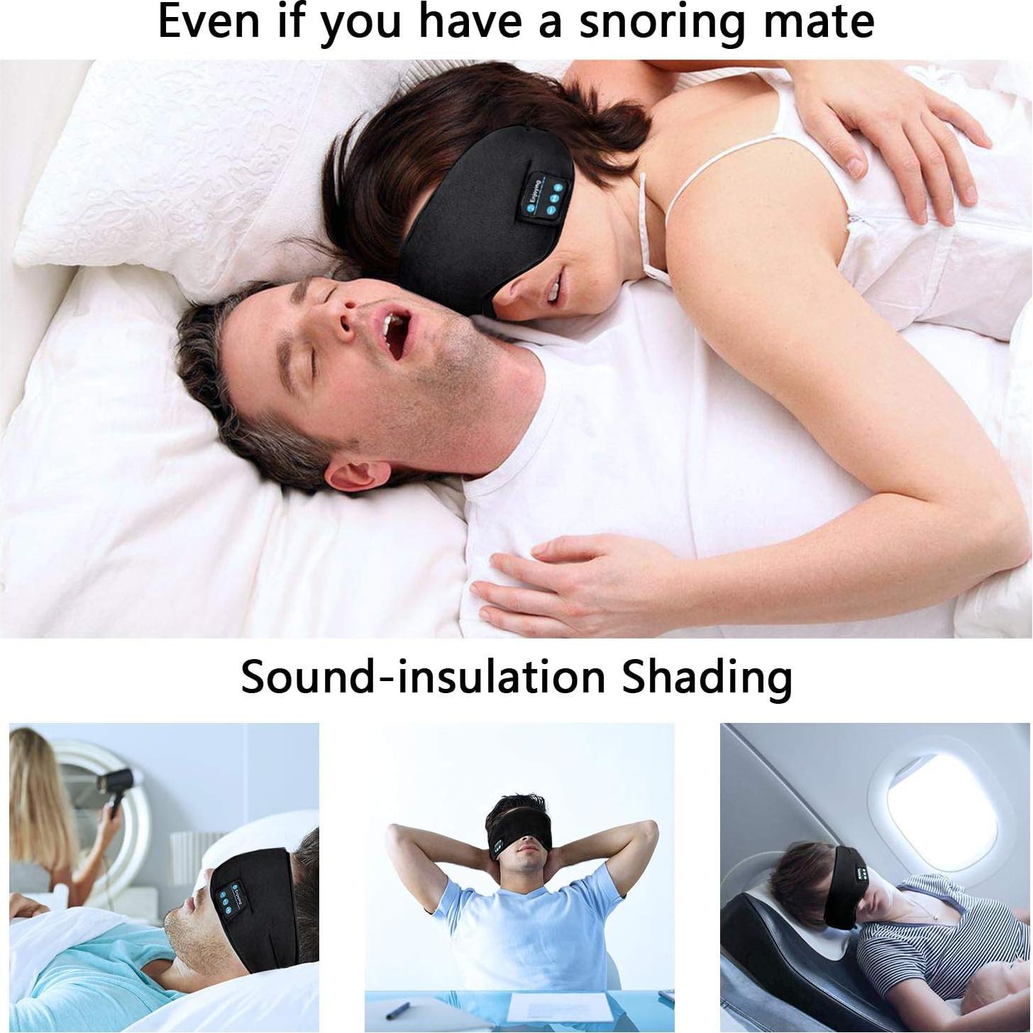 Máscara de Sueño Inalámbrica SKEYEOL con Altavoces y Micrófono