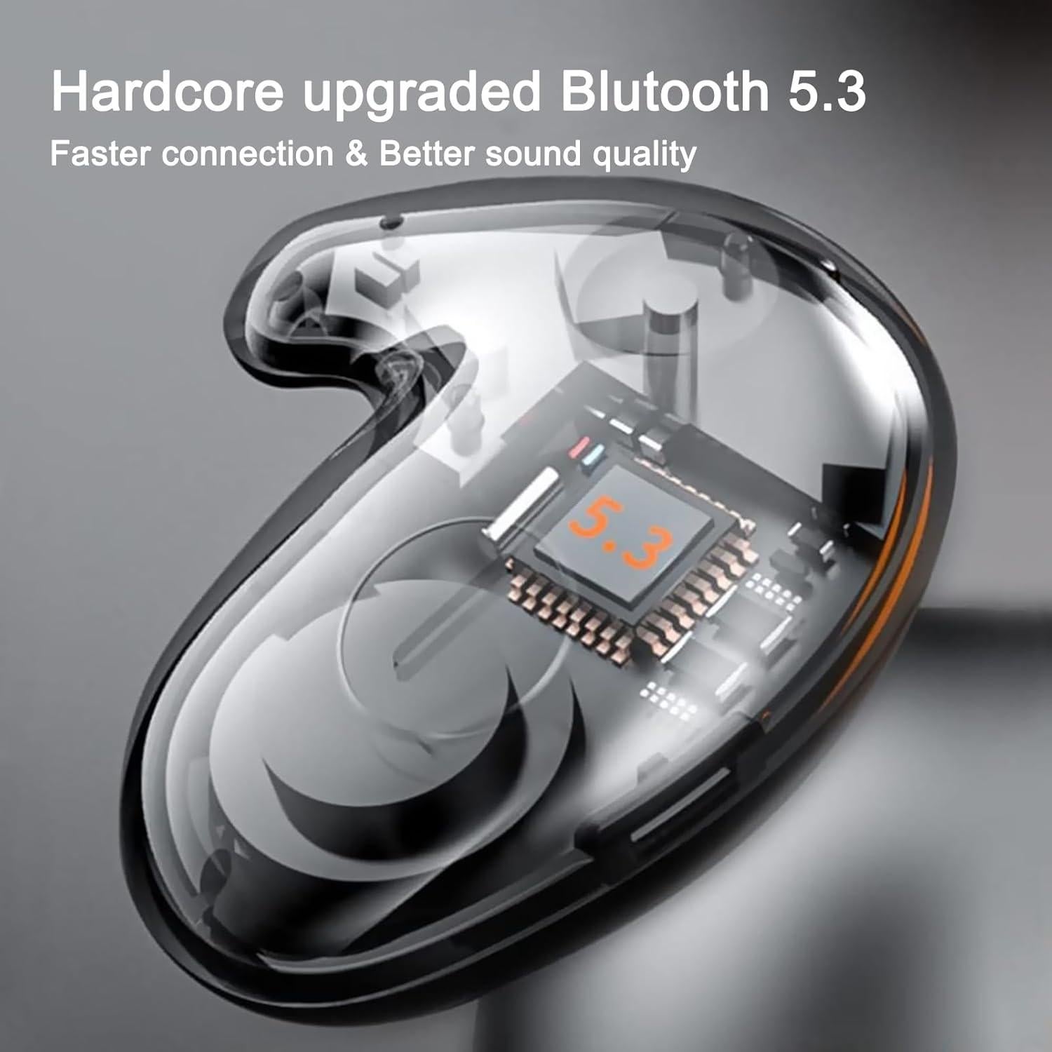 Auriculares Inalámbricos Ruoanun MD para Dormir con Estuche Carga