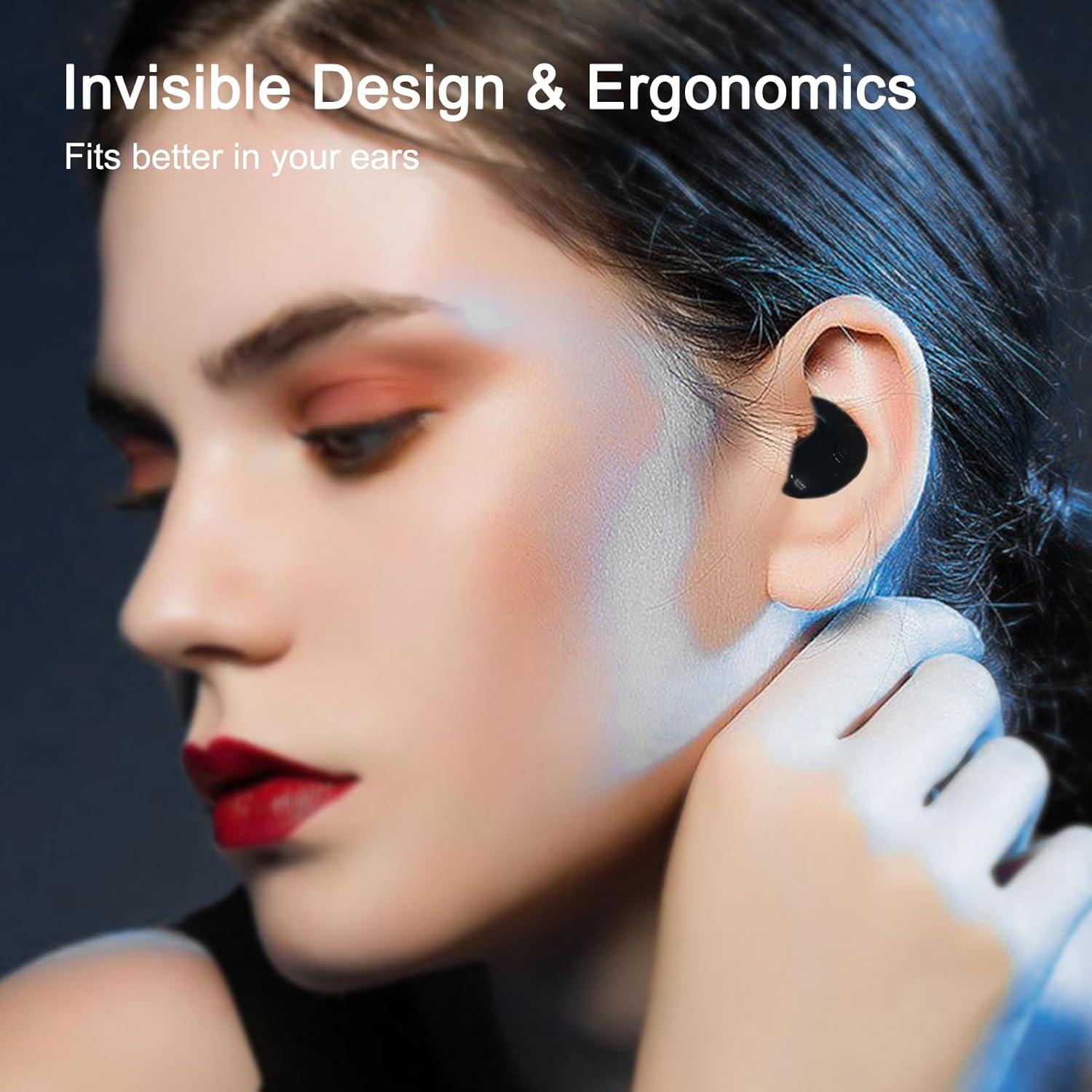 Auriculares Inalámbricos Ruoanun MD para Dormir con Estuche Carga