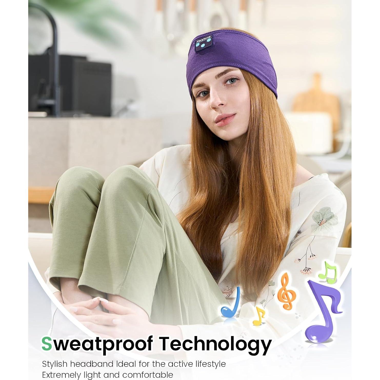 Auriculares Inalámbricos para Dormir Perytong Bluetooth 5.4 HD