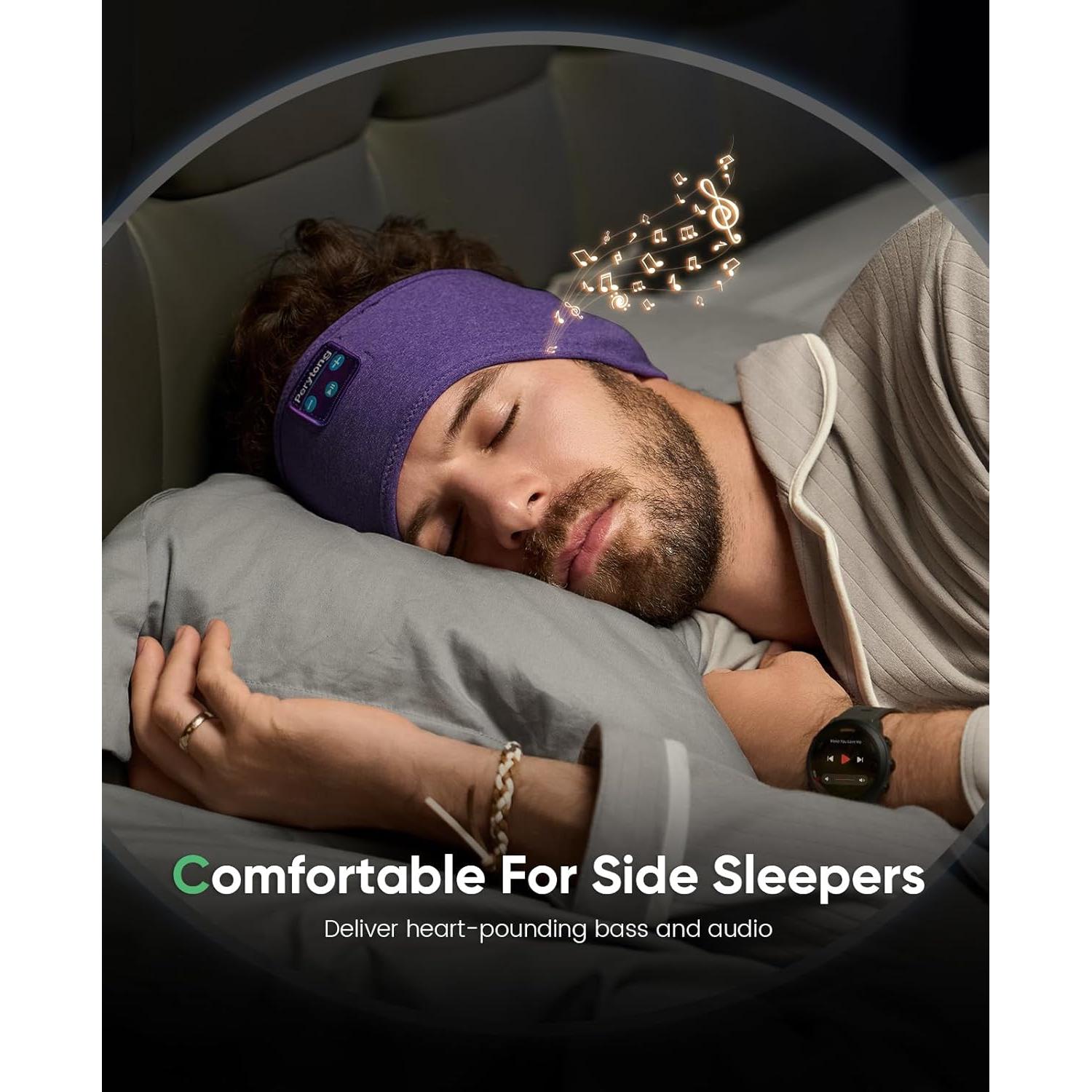 Auriculares Inalámbricos para Dormir Perytong Bluetooth 5.4 HD