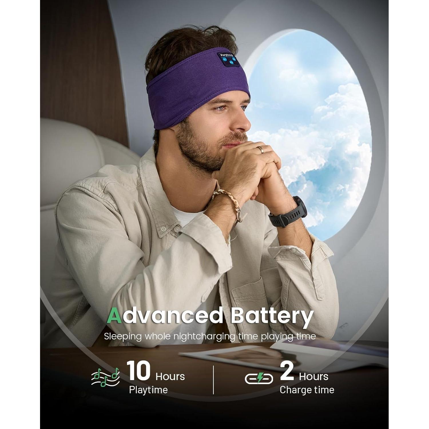 Auriculares Inalámbricos para Dormir Perytong Bluetooth 5.4 HD