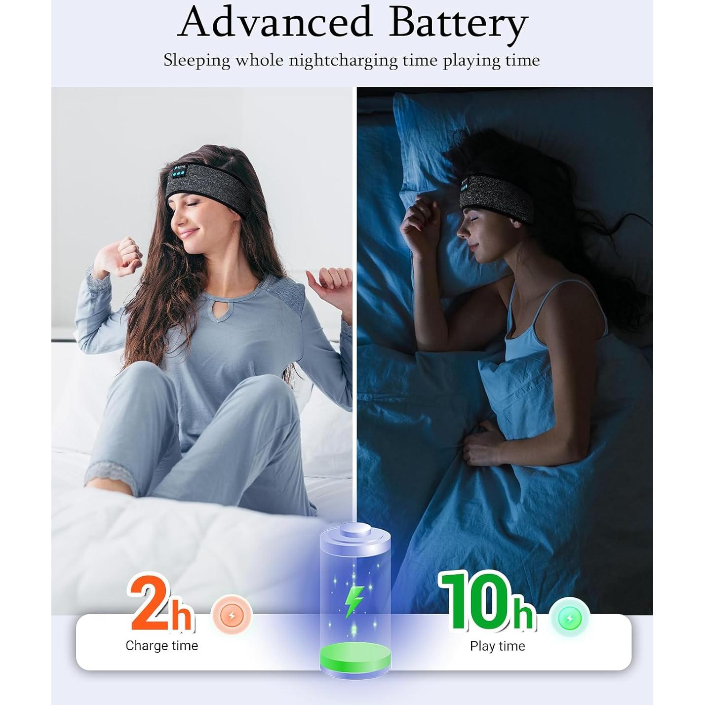 Auriculares Inalámbricos para Dormir Enjoying ENJ01 - Gris, 10H Batería