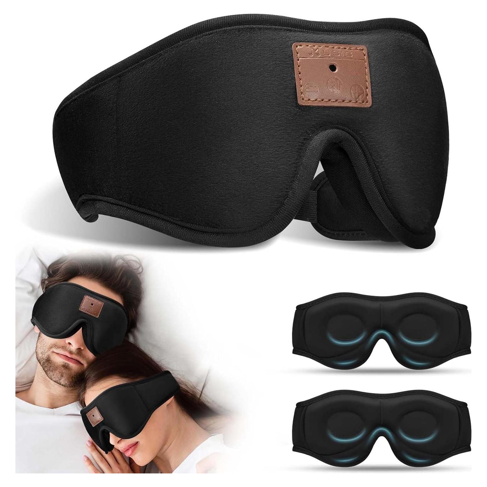 Mascarilla para dormir Bluetooth ZRUHIG con auriculares 3D