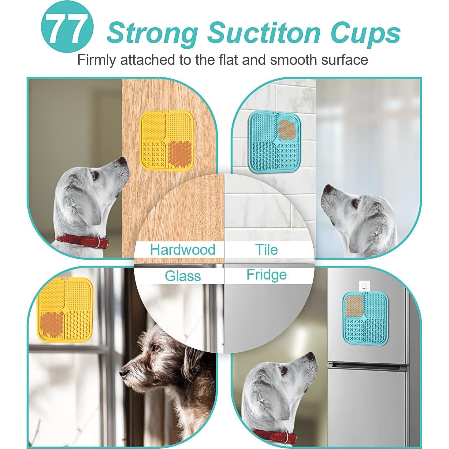 Alfombrilla Lick LUKITO para Perros y Gatos Grande 3 Paquete