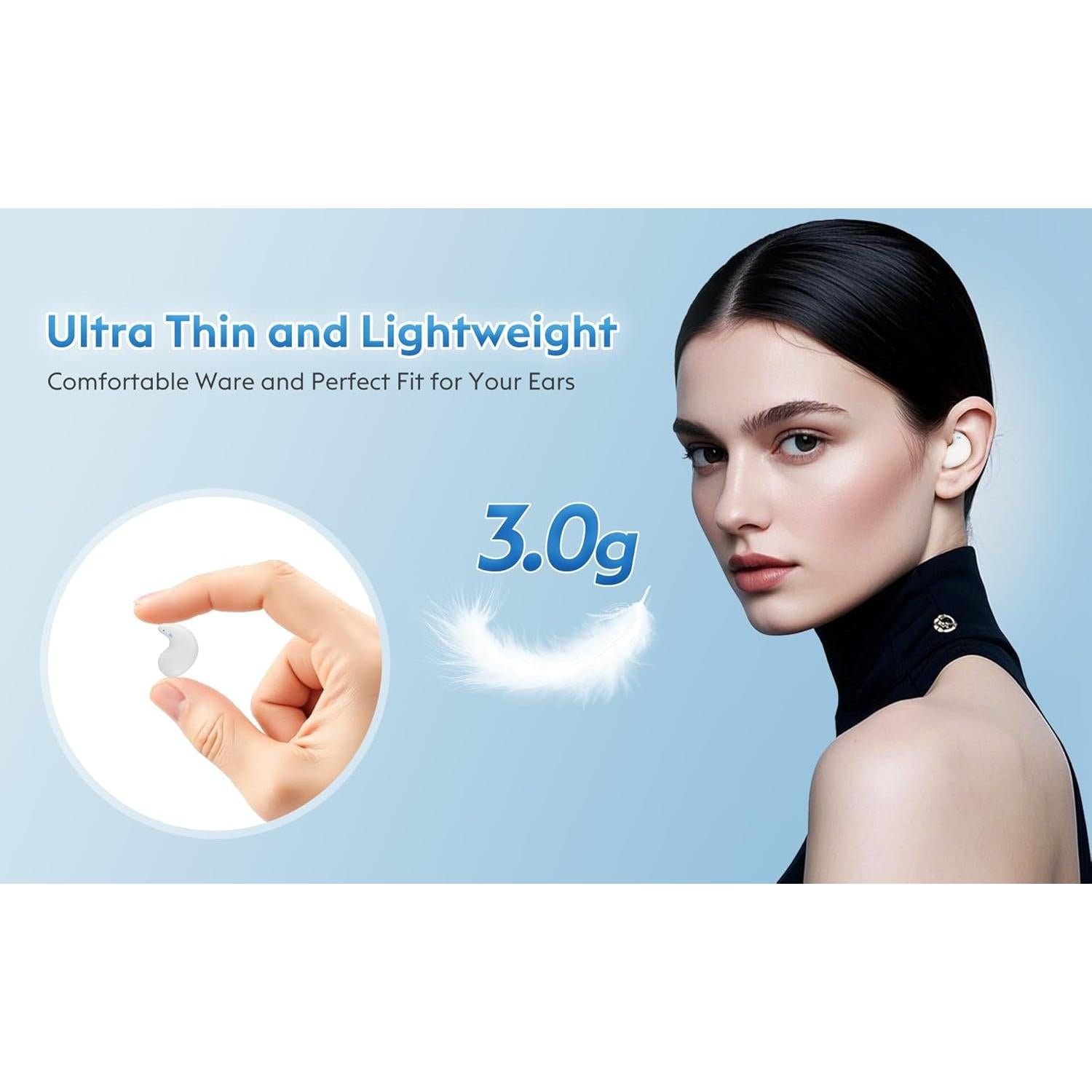 Auriculares Inalámbricos GreatQIQI 790 Blancos para Dormir