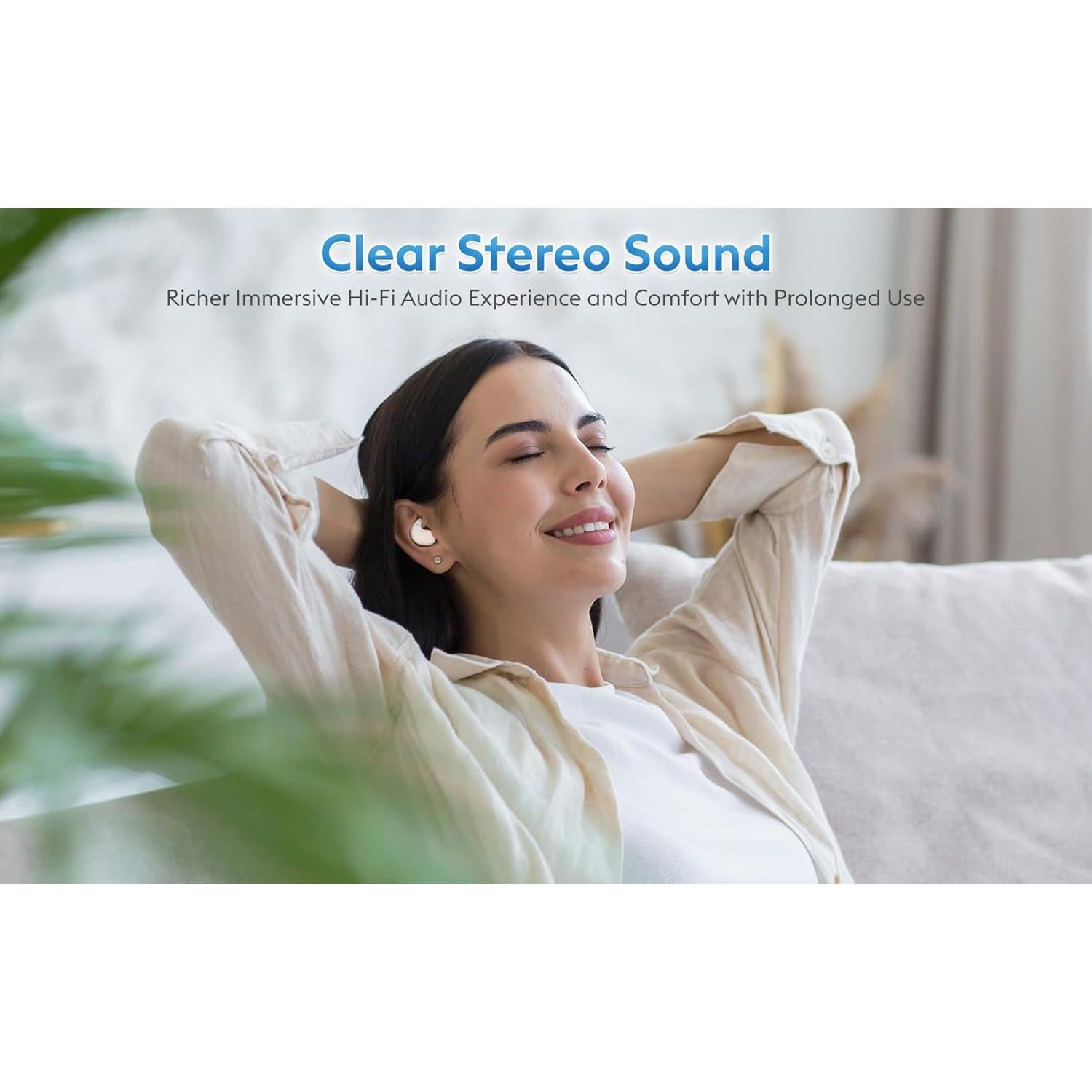 Auriculares Inalámbricos GreatQIQI 790 Blancos para Dormir