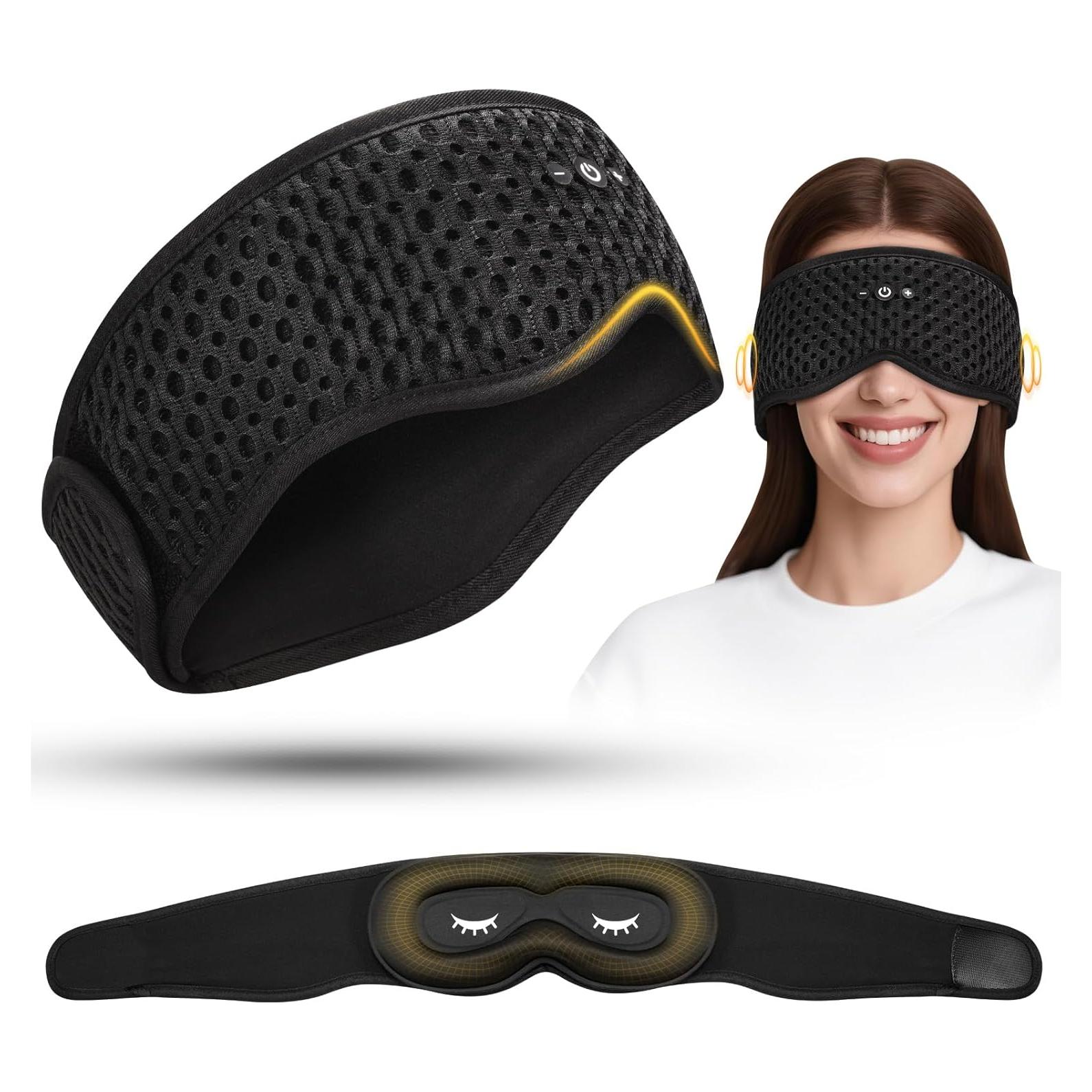 Máscara de Sueño Bluetooth ASIILOVI HF016 3D Ajustable