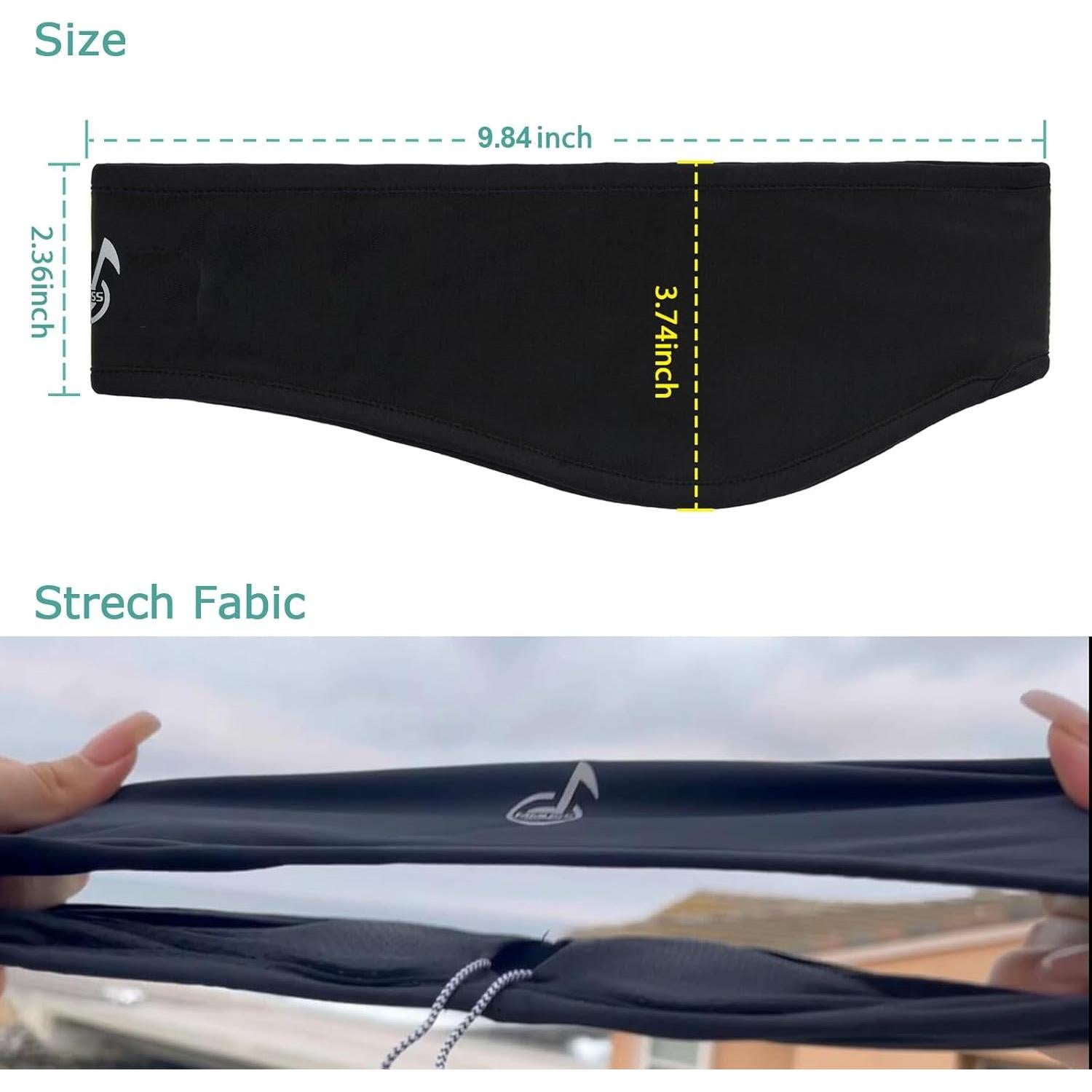 Auriculares con cable para dormir MMUSS SHStereo2023 Negro