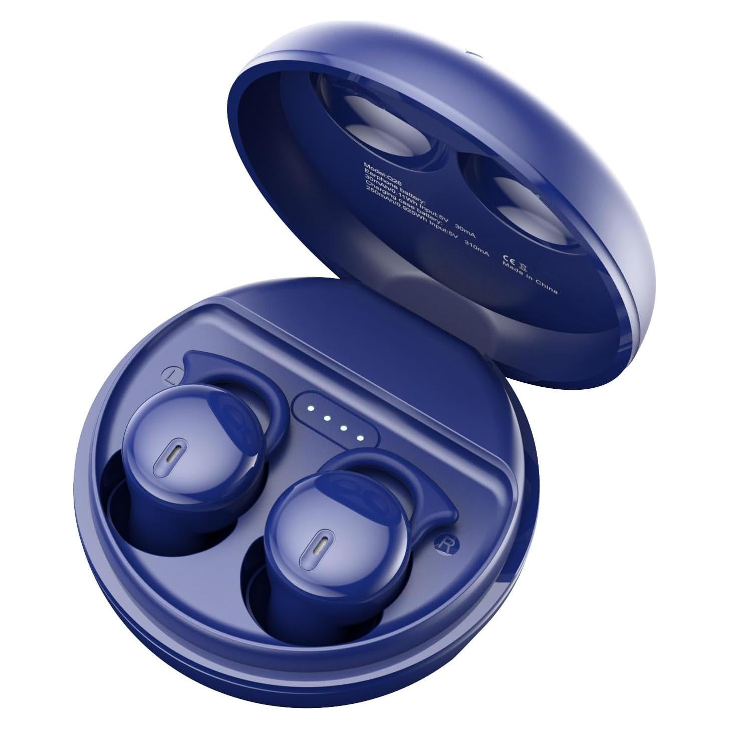 Invisible Sleep Headphones,Sleep Earbuds for Side Sleepers,Sleep Earphones Comfortable Noise Blocking, Bluetooth 5.3 Wireless Headphones for Sleeping,Running,Driving,Hiking - Blue 2