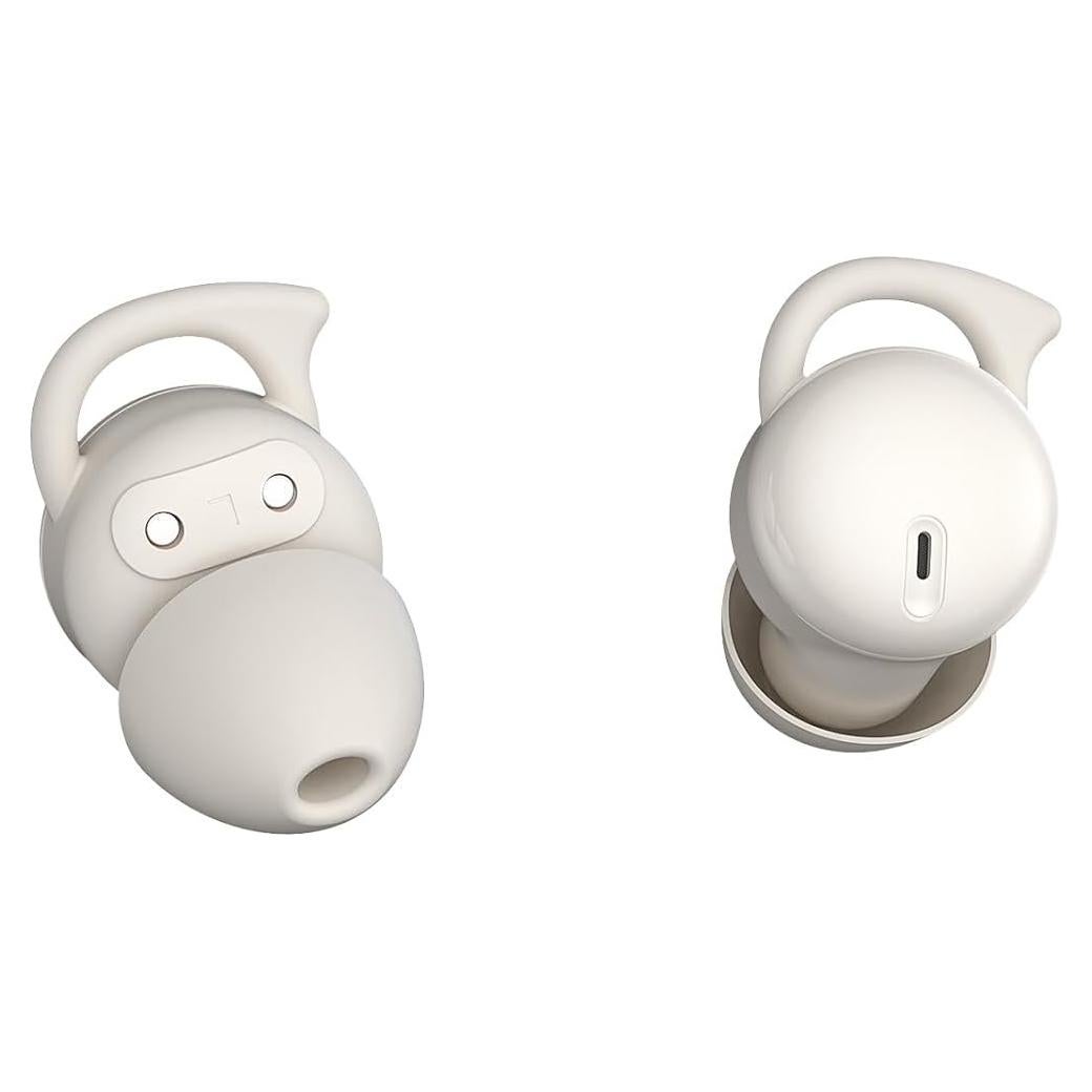 Invisible Sleep Headphones, Sleep Earbuds for Side Sleepers, Mini Noise Blocking Sleepbuds, Bluetooth 5.3 Wireless Earbuds for Sleeping, Working, White