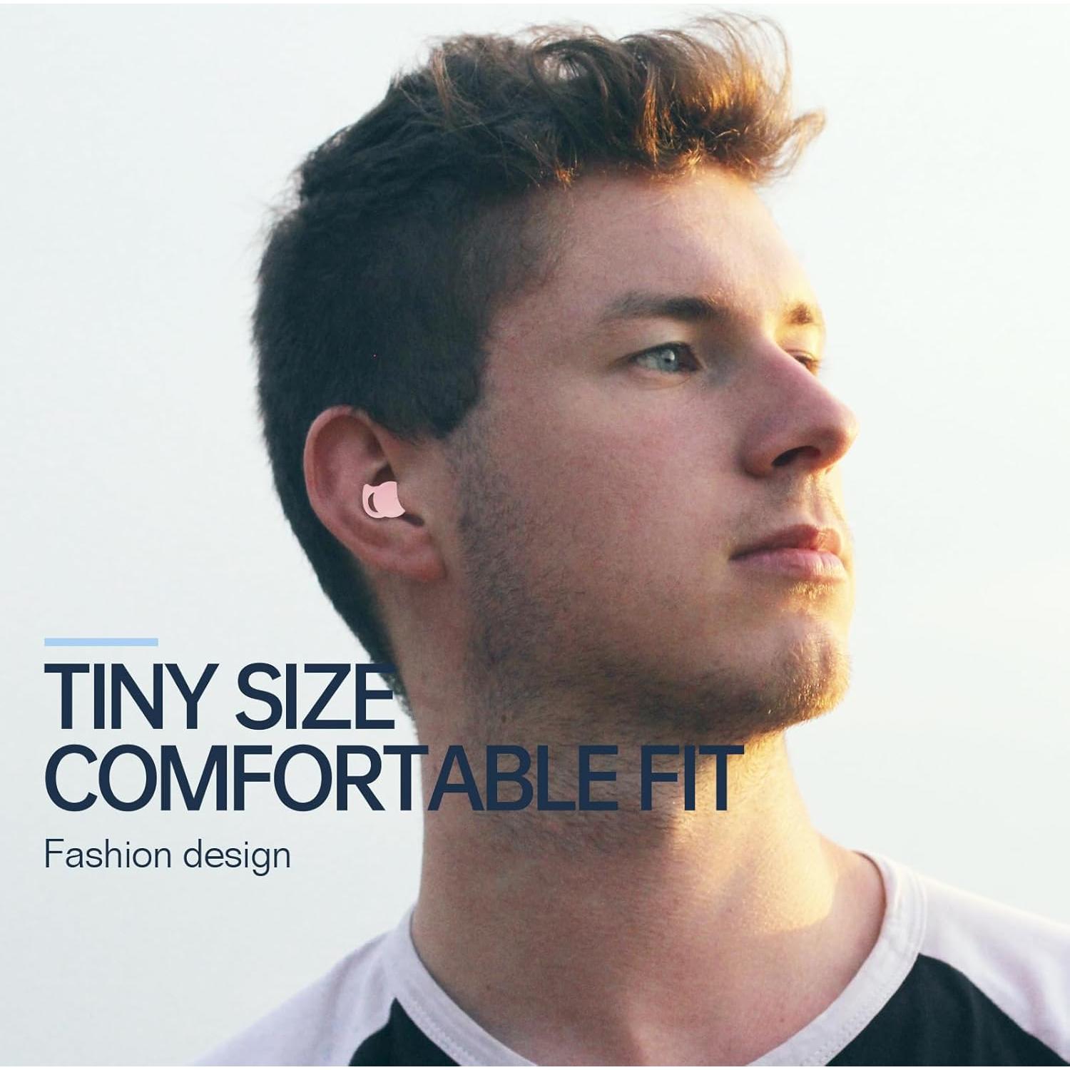 Auriculares Inalámbricos Bluetooth 5.3 Piegricdiat Q26S Rosa