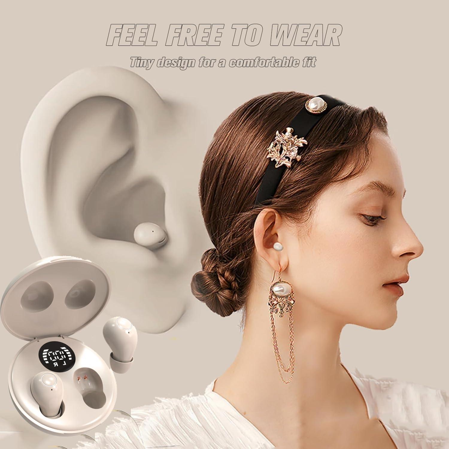 Auriculares Inalámbricos Bluetooth Mini para Oídos Pequeños