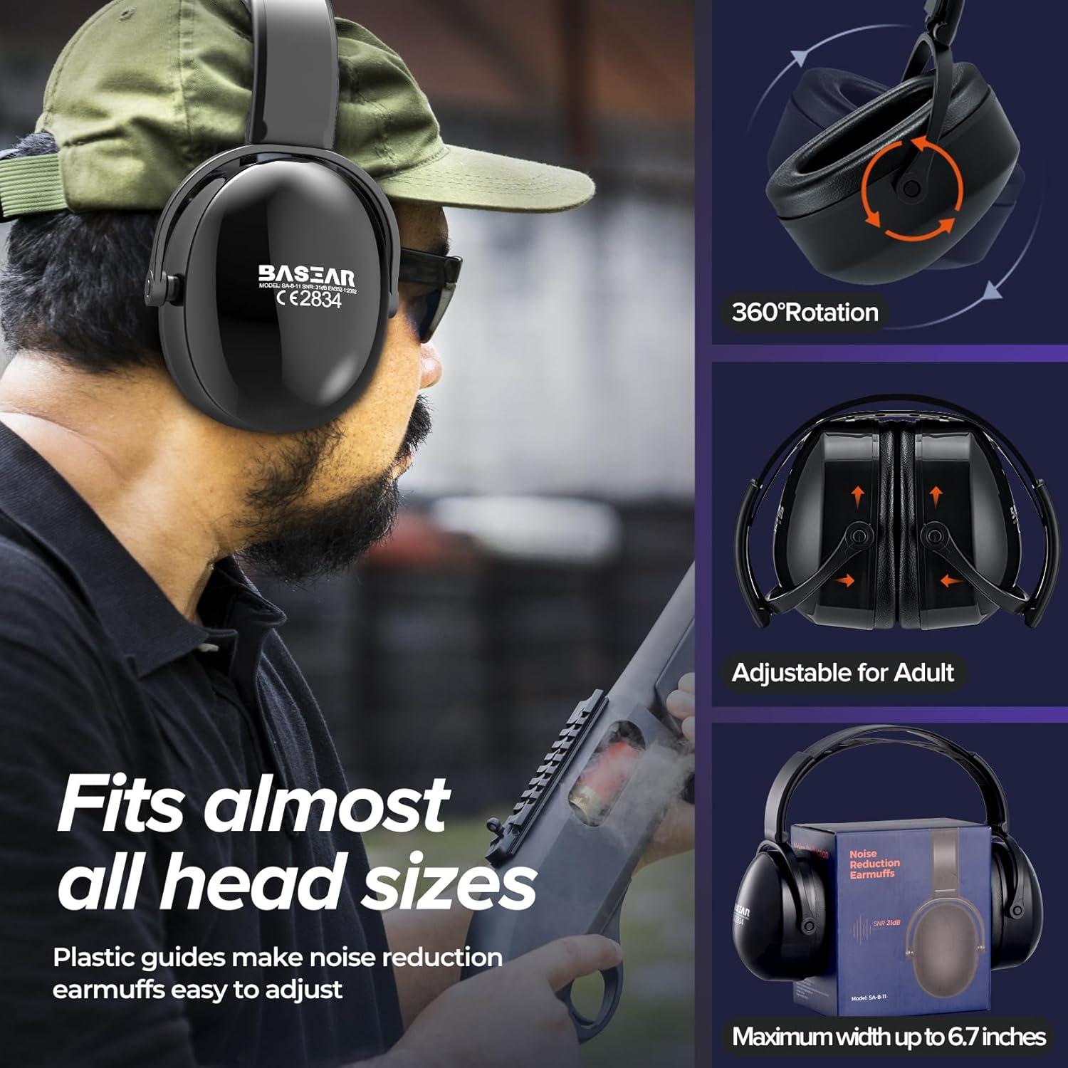 Auriculares de Protección Auditiva para Tiro SA-8-11 - Ajustables