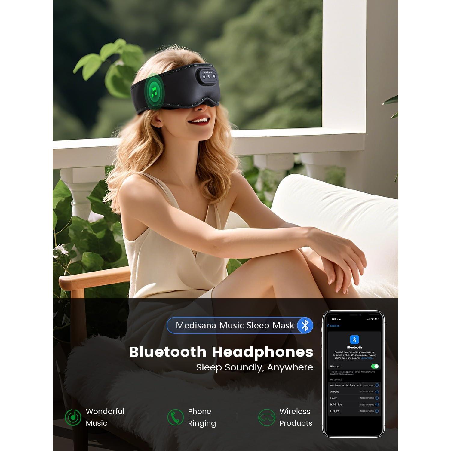 Máscara de Ojos Calentada Medisana SM 500 Inalámbrica 1200mAh