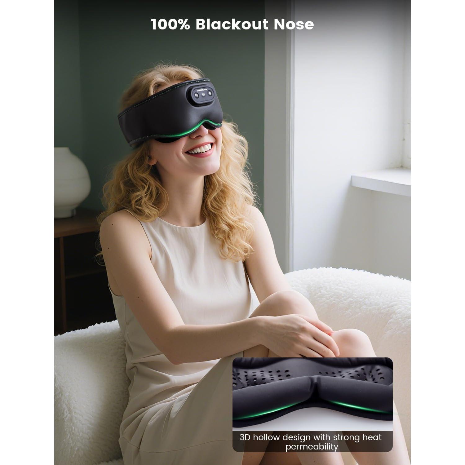 Máscara de Ojos Calentada Medisana SM 500 Inalámbrica 1200mAh