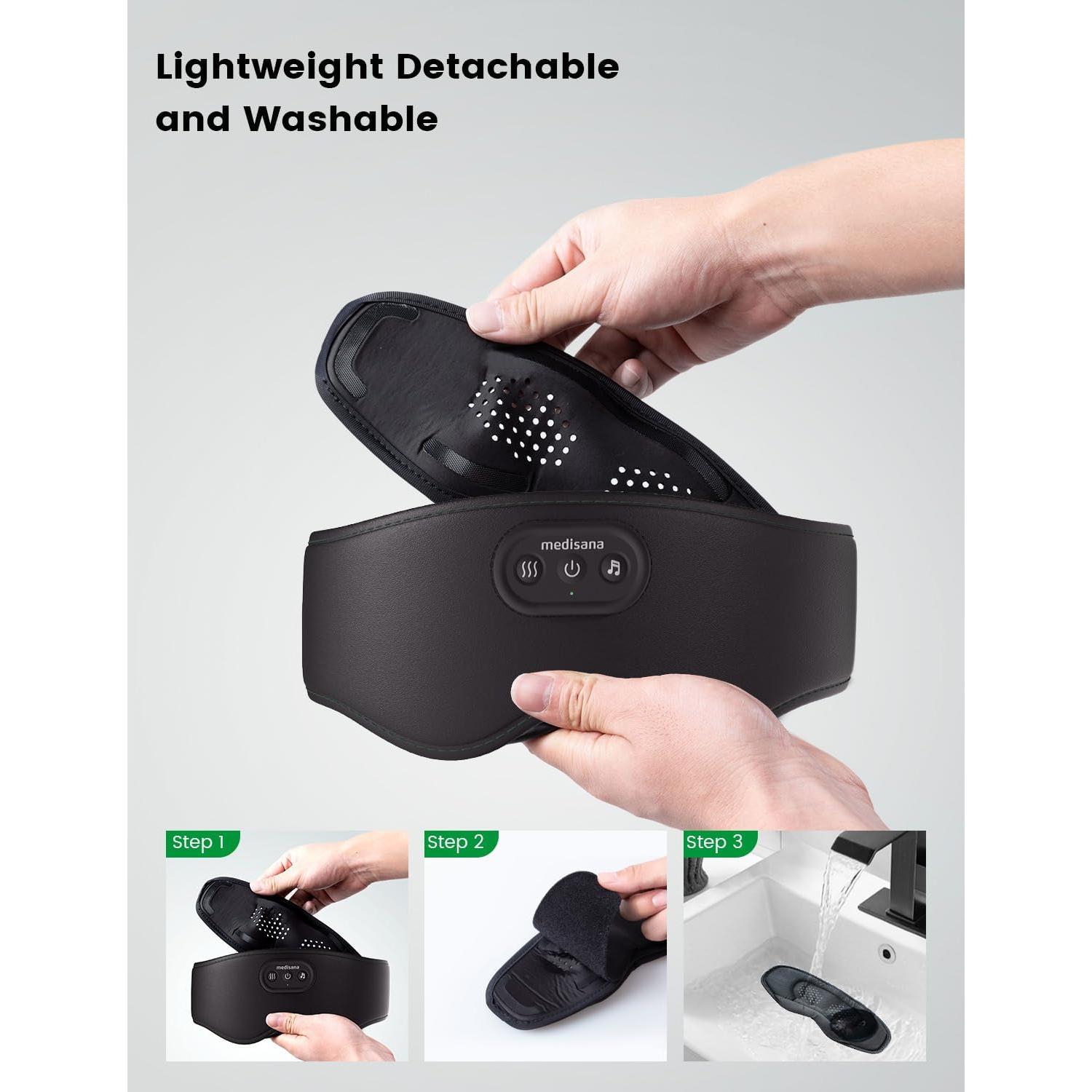 Máscara de Ojos Calentada Medisana SM 500 Inalámbrica 1200mAh