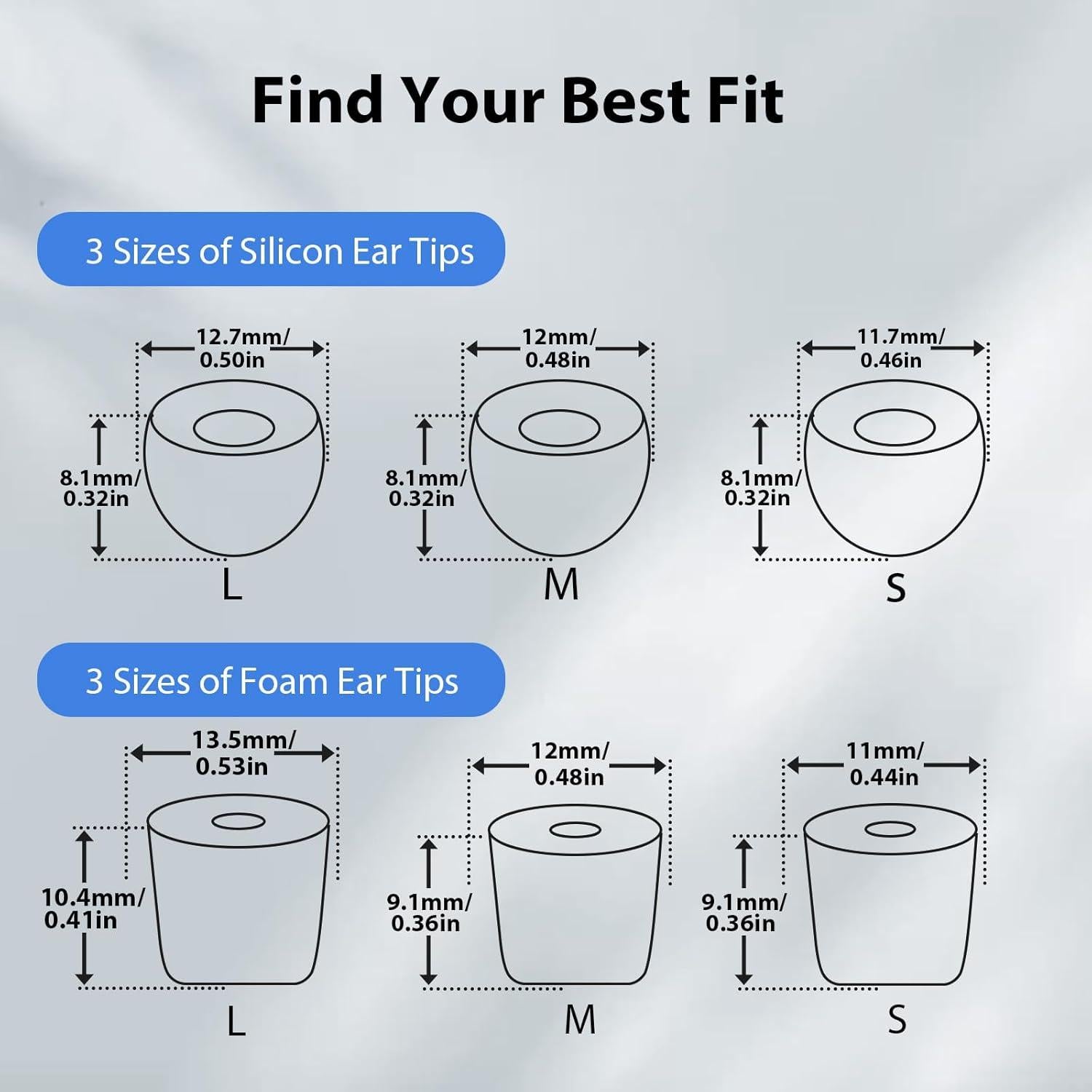 Tapones para oídos Yawsoy negros, reutilizables, 25-33dB