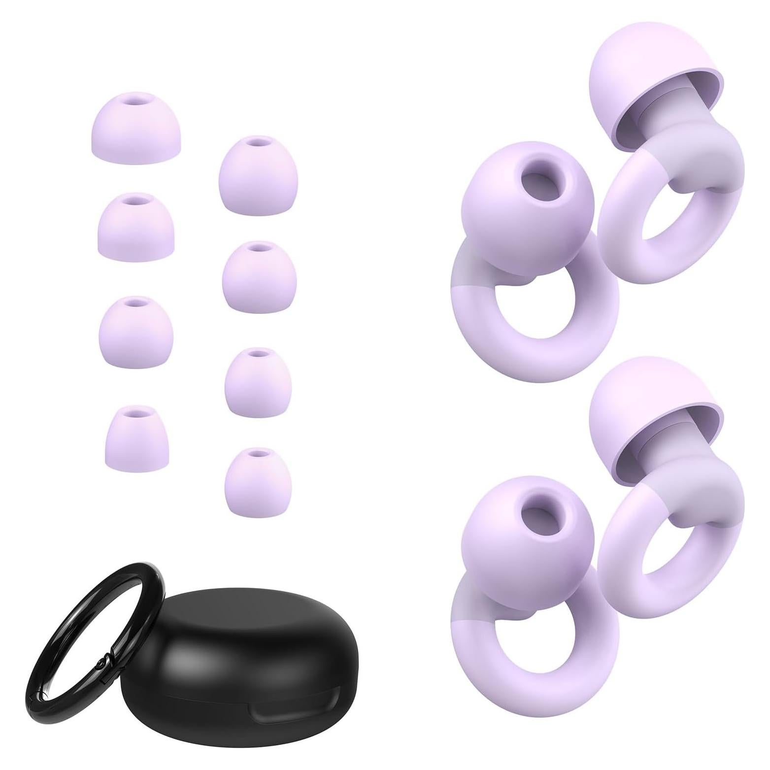 Tapones para Oídos JUSTRVN Orquídea Reutilizables 25dB-30dB