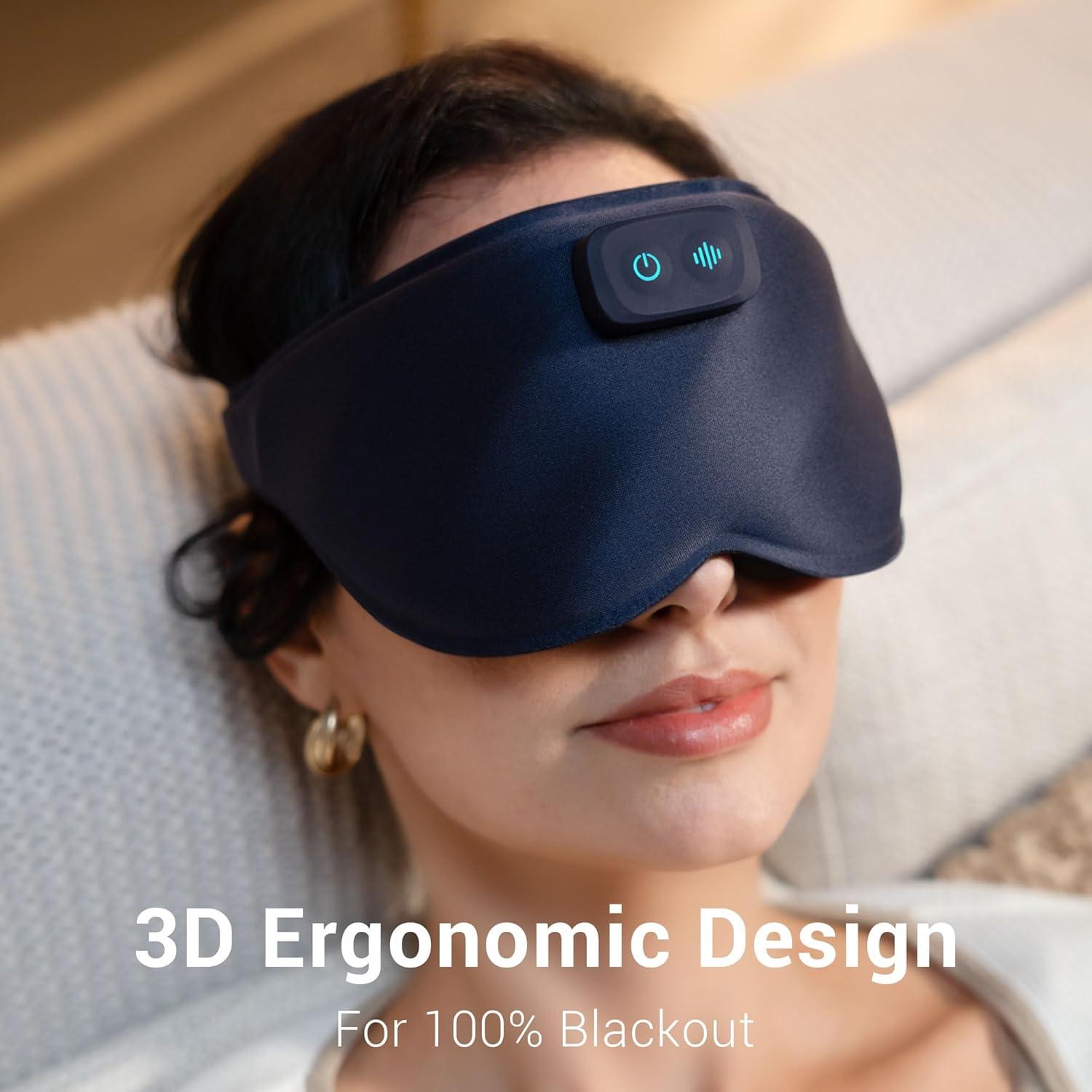 Máscara de Sueño Bluetooth Mynt Ajustable con Altavoces