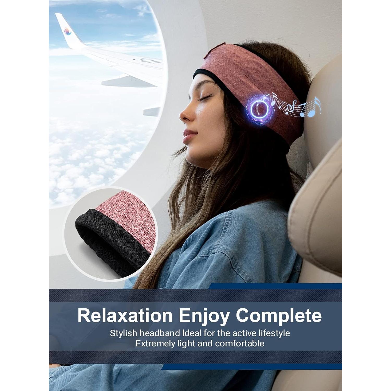 Auriculares Bluetooth Lullaband LULA01 para dormir - Rojo Coral