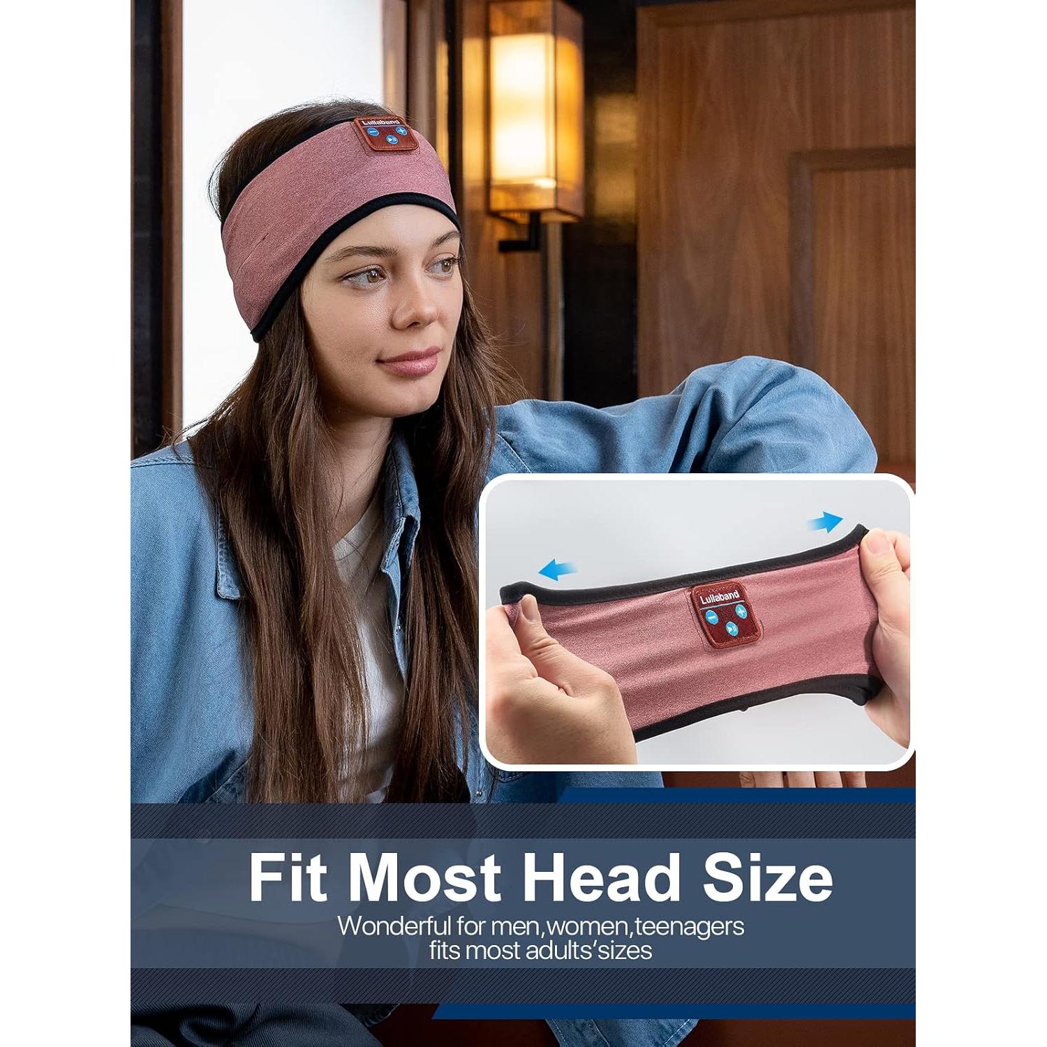 Auriculares Bluetooth Lullaband LULA01 para dormir - Rojo Coral