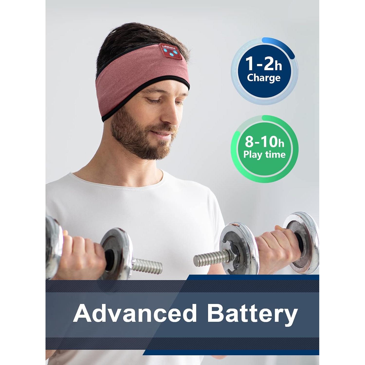 Auriculares Bluetooth Lullaband LULA01 para dormir - Rojo Coral