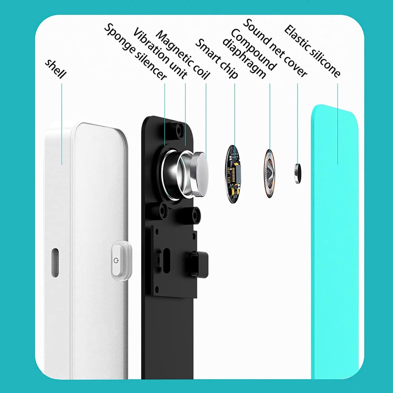 Altavoz de Almohada Bluetooth Hesond HSDSLEEP Conducción Ósea