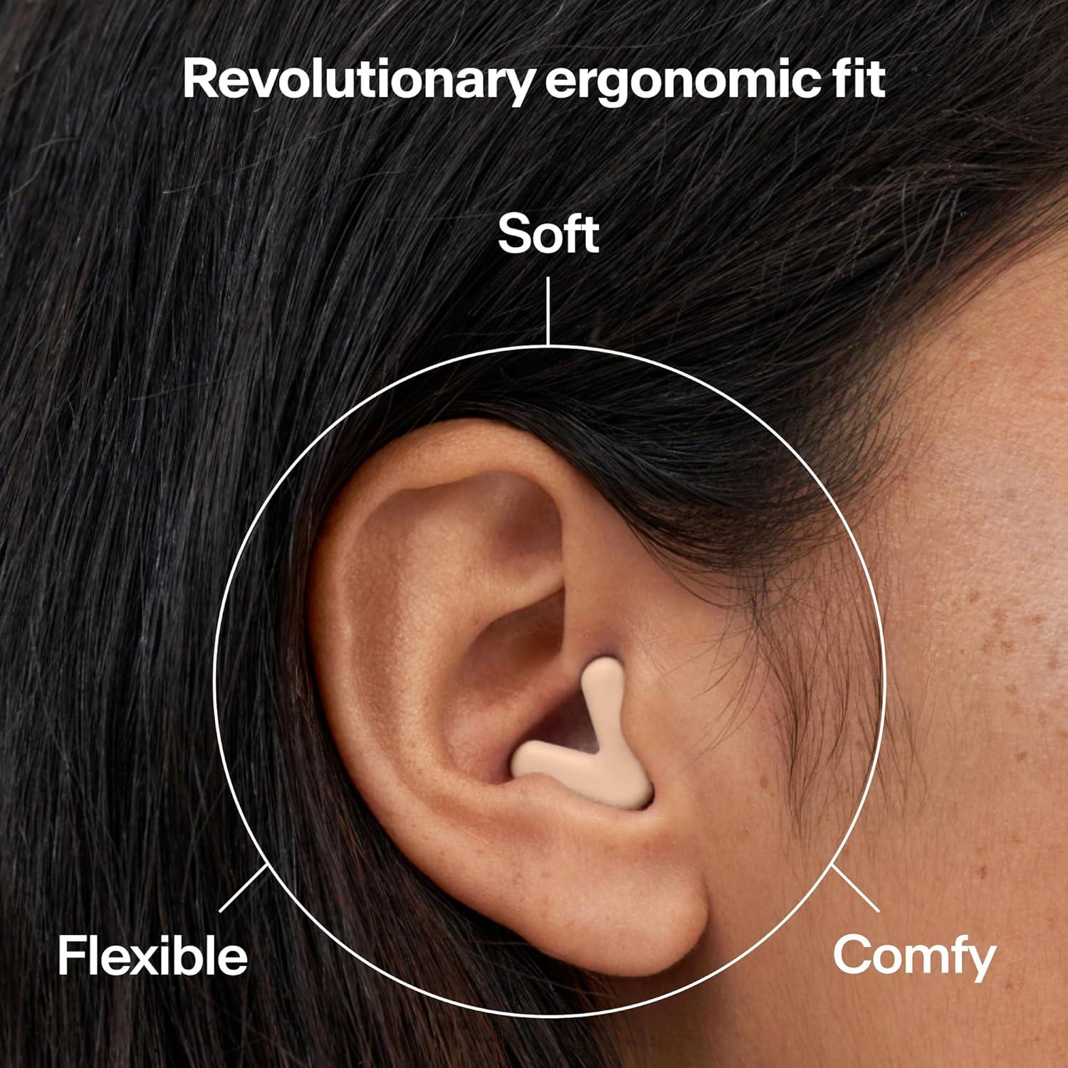 Tapones para oídos Alpine Silence Beige - Reutilizables SNR 22dB